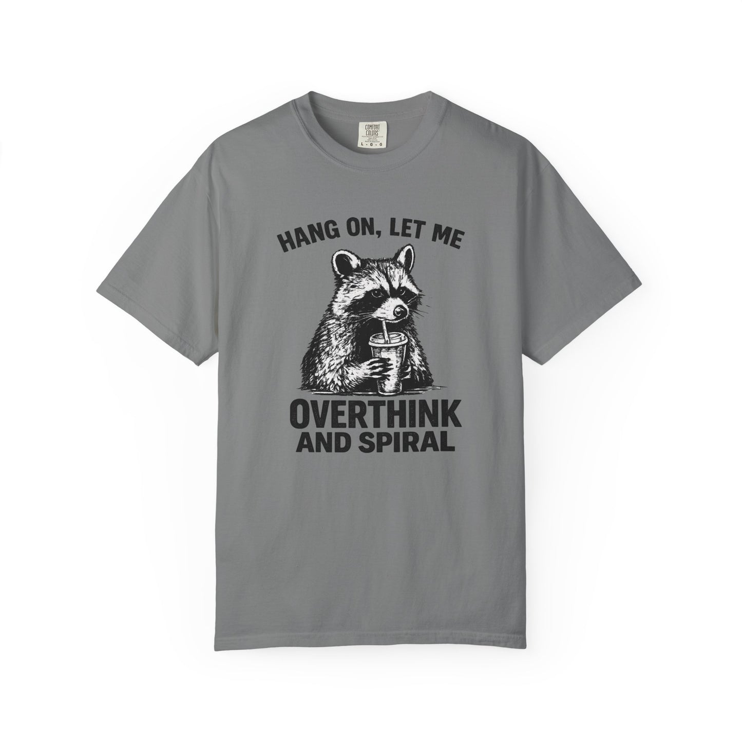 Overthink and Spiral Raccoon T-Shirt