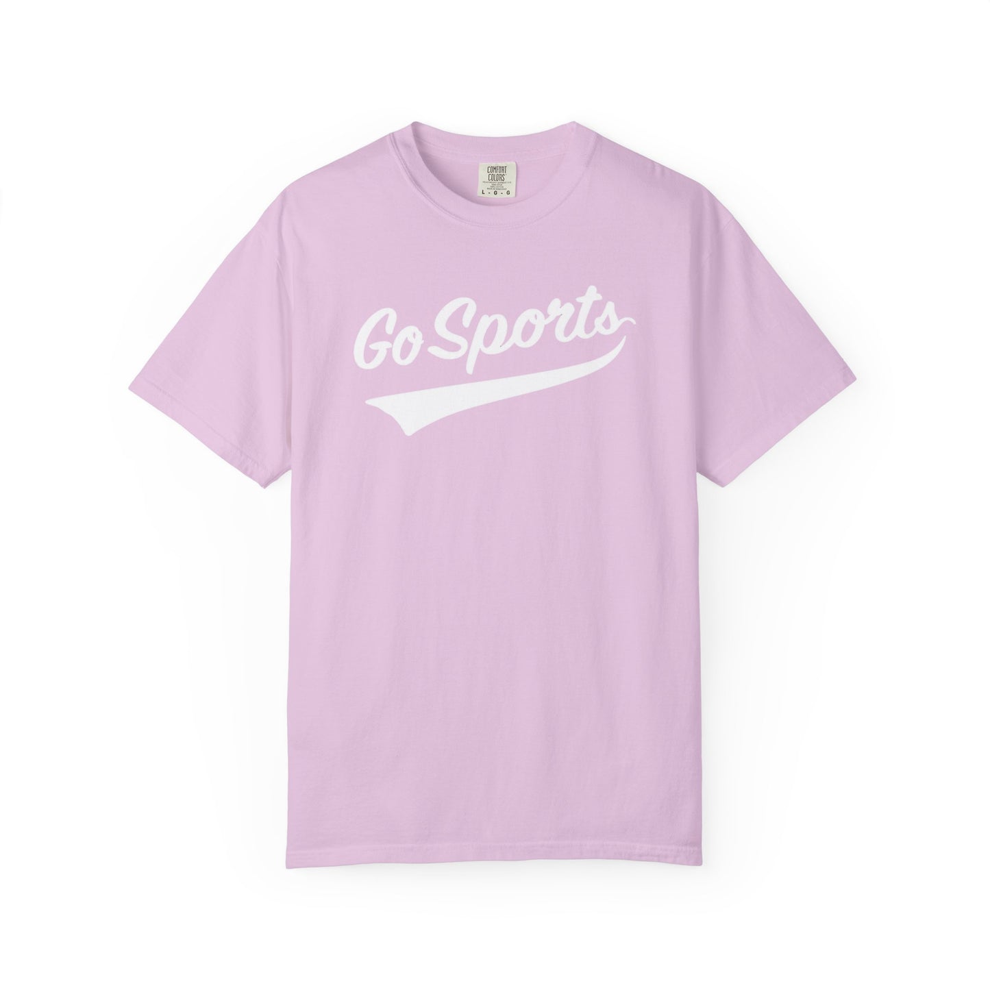 Go Sports Shirt | Funny Anti-Sports Graphic Tee | Minimalist Comfort Colors® T-Shirt