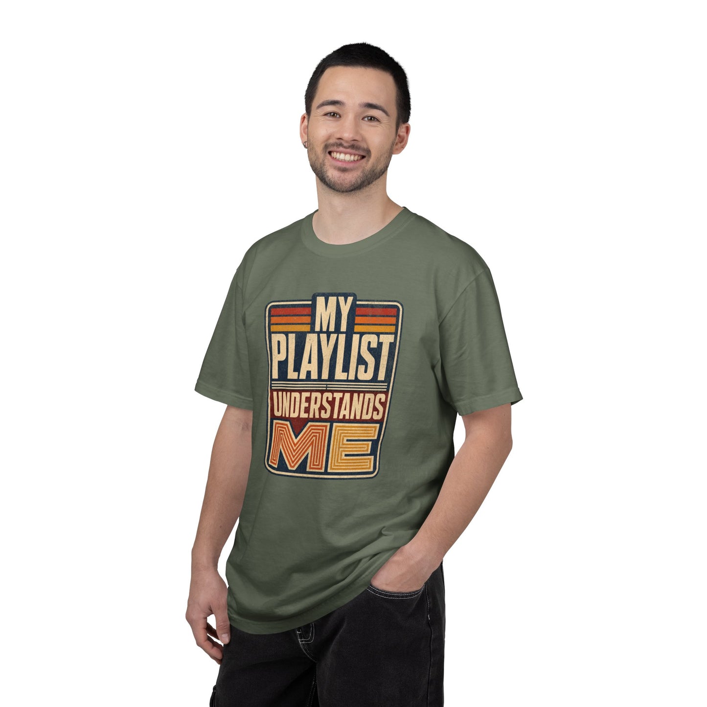My Playlist Understands Me T-Shirt, Retro Graphic Tee