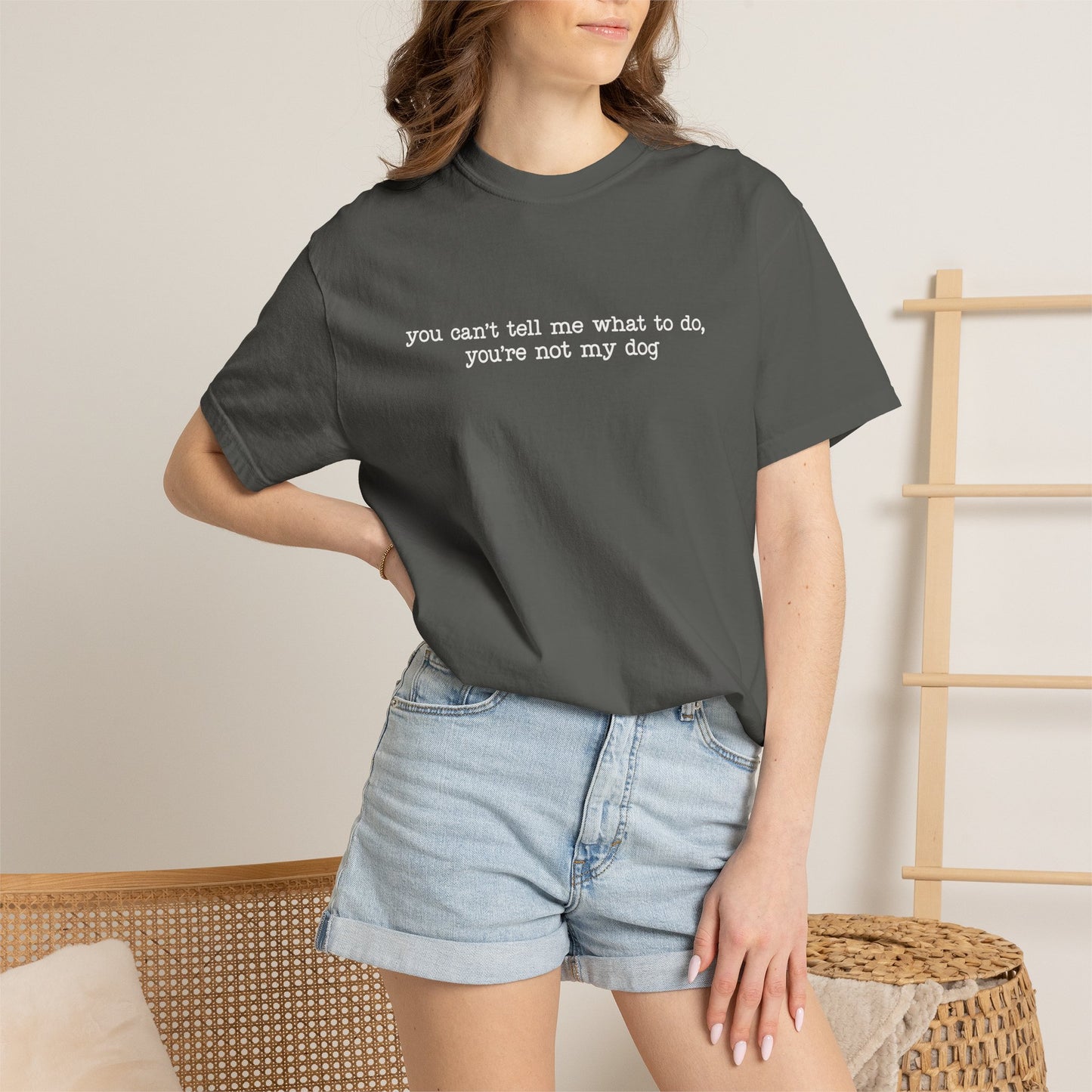 You Can't Tell Me What To Do You're Not My Dog T-shirt | Funny Dog Lover Tee
