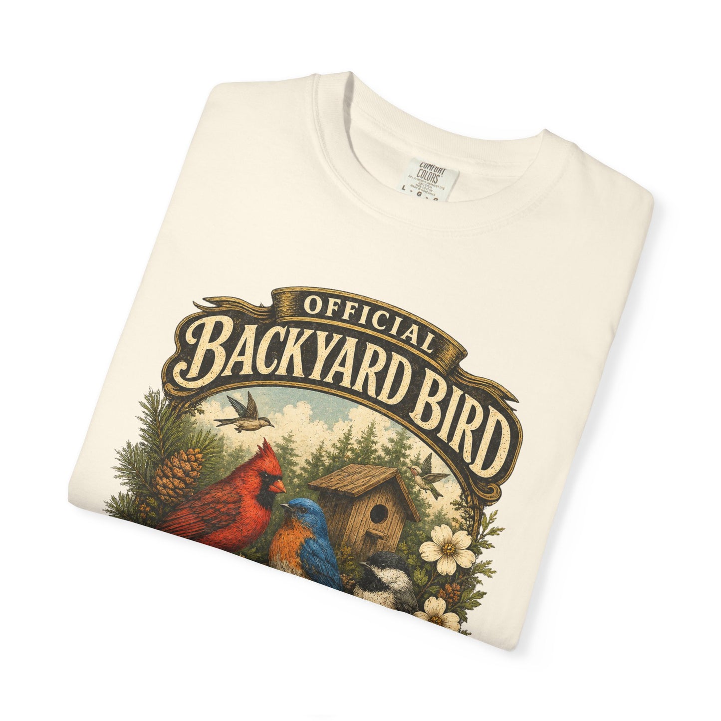 Backyard Bird Society T-Shirt — Vintage Birdwatching Graphic Tee