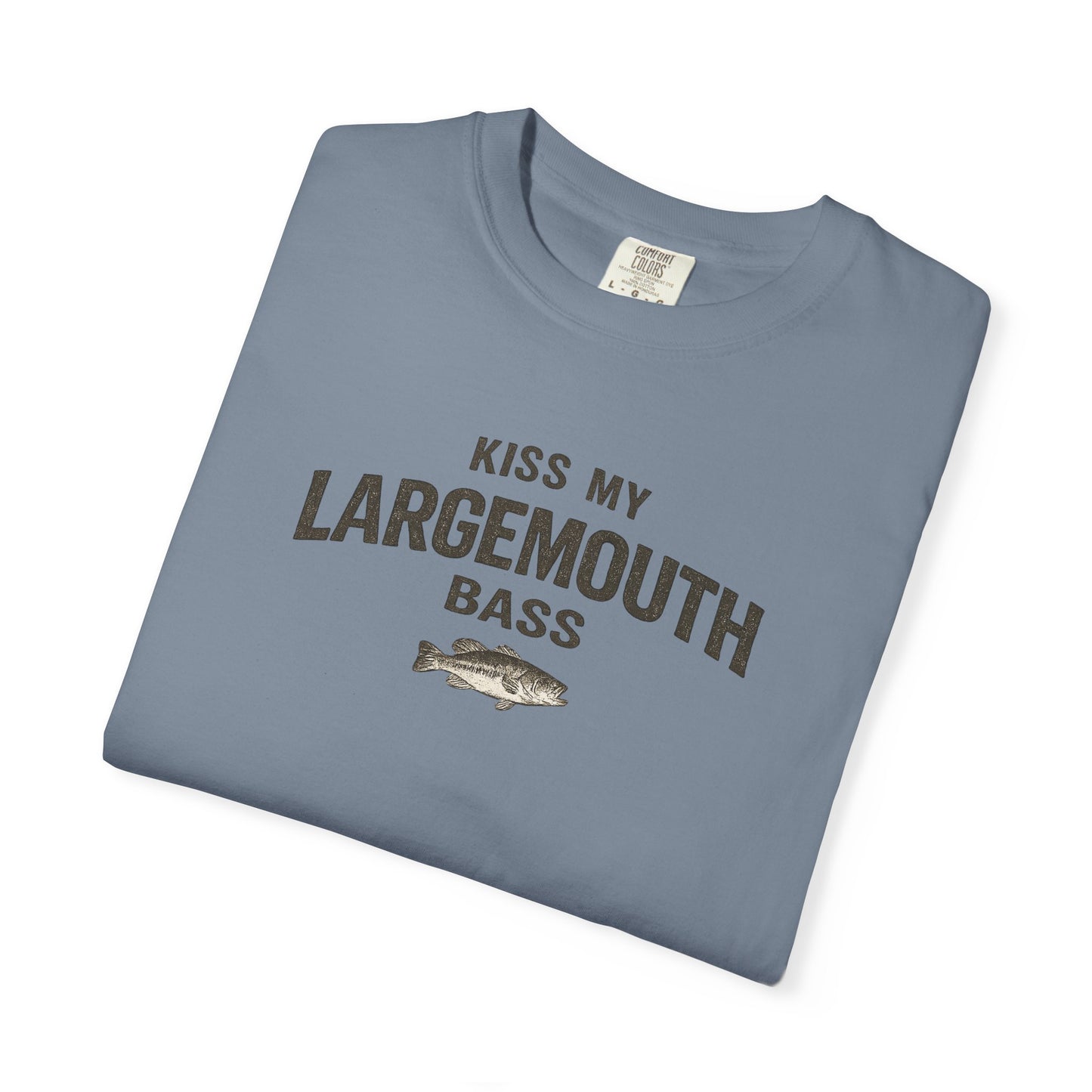 Kiss My Largemouth Bass T-Shirt — Funny Fishing Tee
