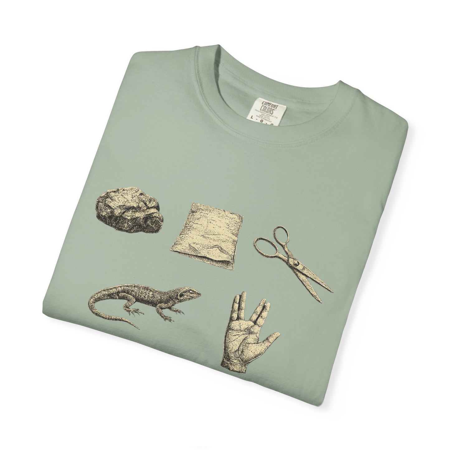 Rock Paper Scissors Lizard Spock T-Shirt — Big Bang Theory Tribute