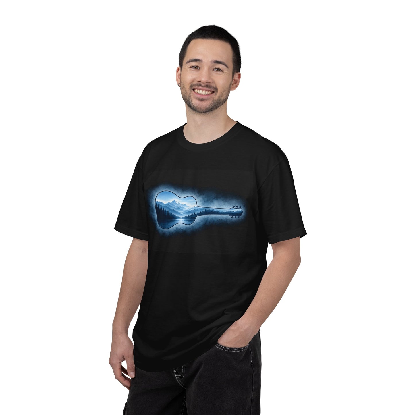 Mountain Lake Acoustic Guitar T-Shirt
