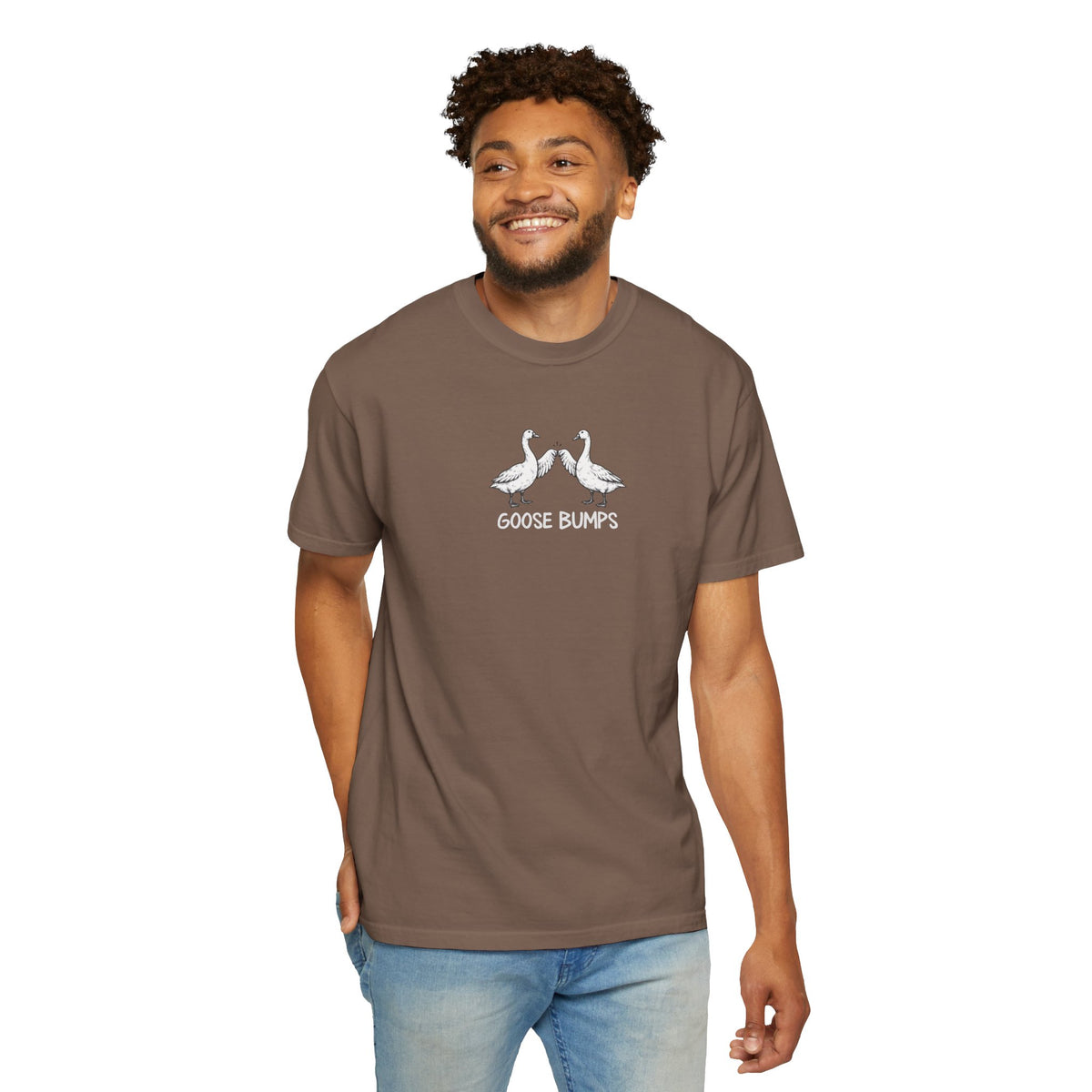 Goose Bumps Shirt – Funny Goose Fist Bump Graphic Tee