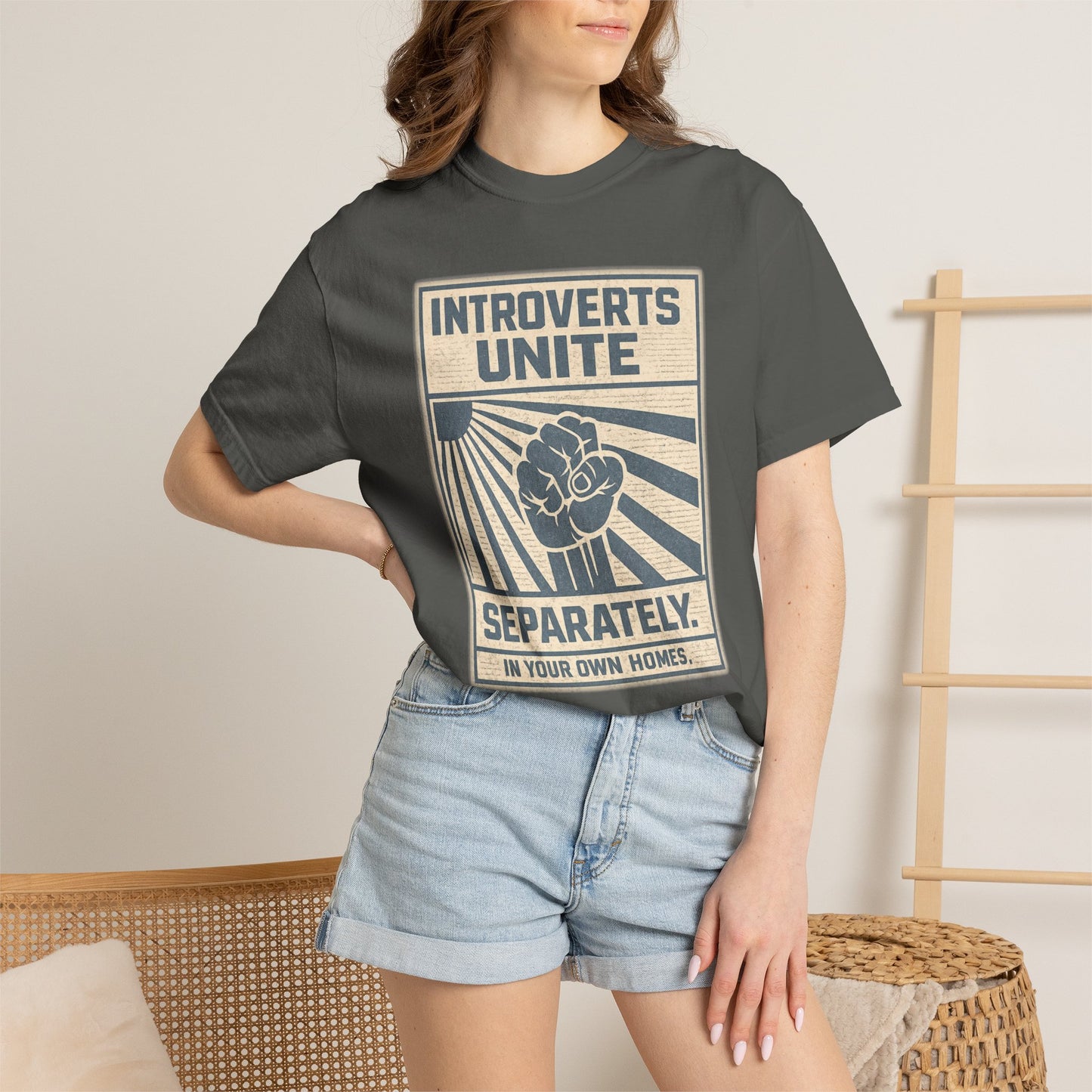 Introverts Unite Separately T-Shirt, Funny Introvert Tee