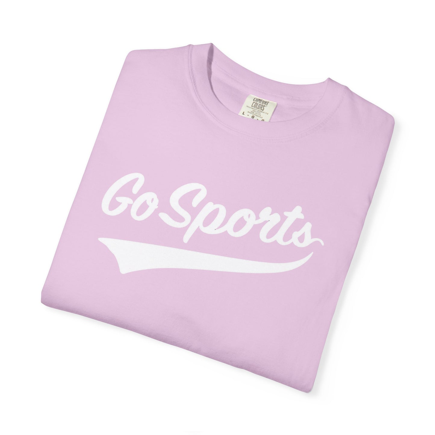 Go Sports Shirt | Funny Anti-Sports Graphic Tee | Minimalist Comfort Colors® T-Shirt