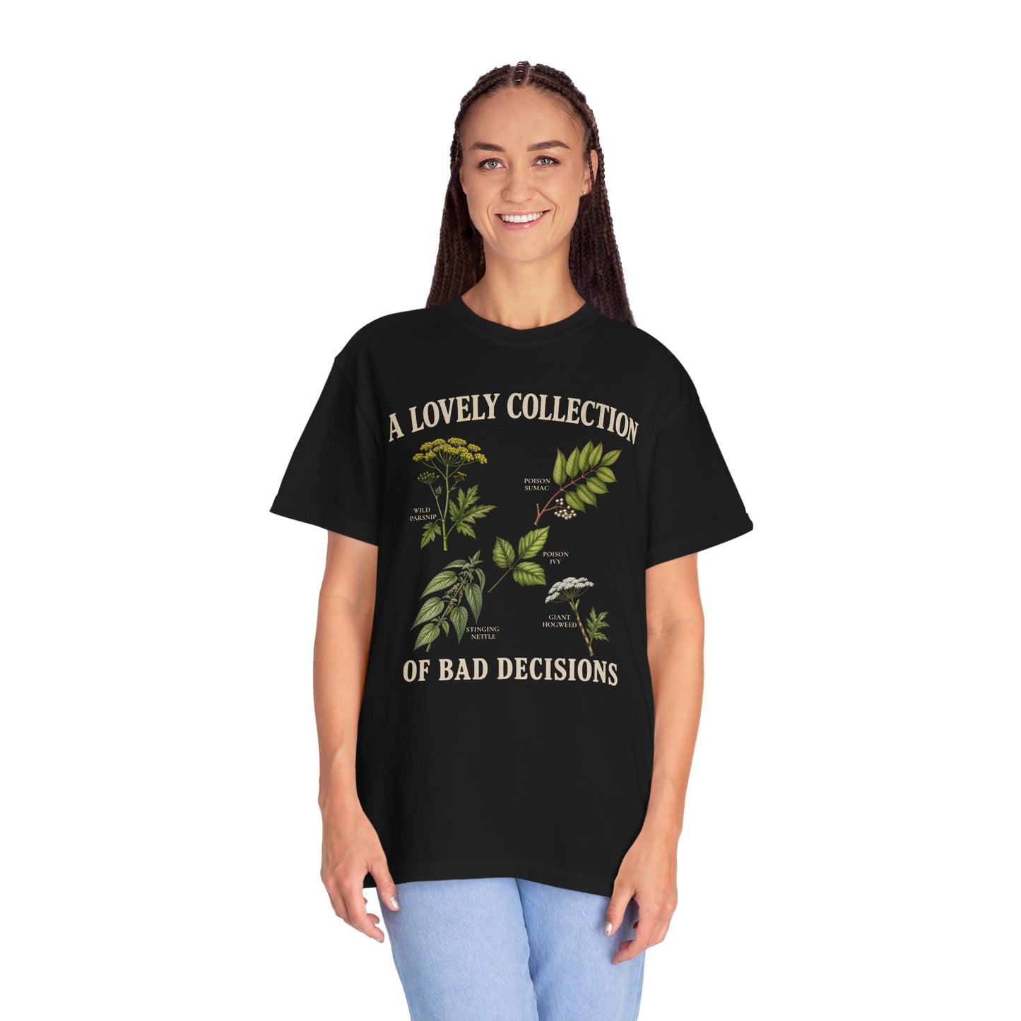 "A Lovely Collection of Bad Decisions" Hiking Camping Poisonous Plant Botanical T-Shirt