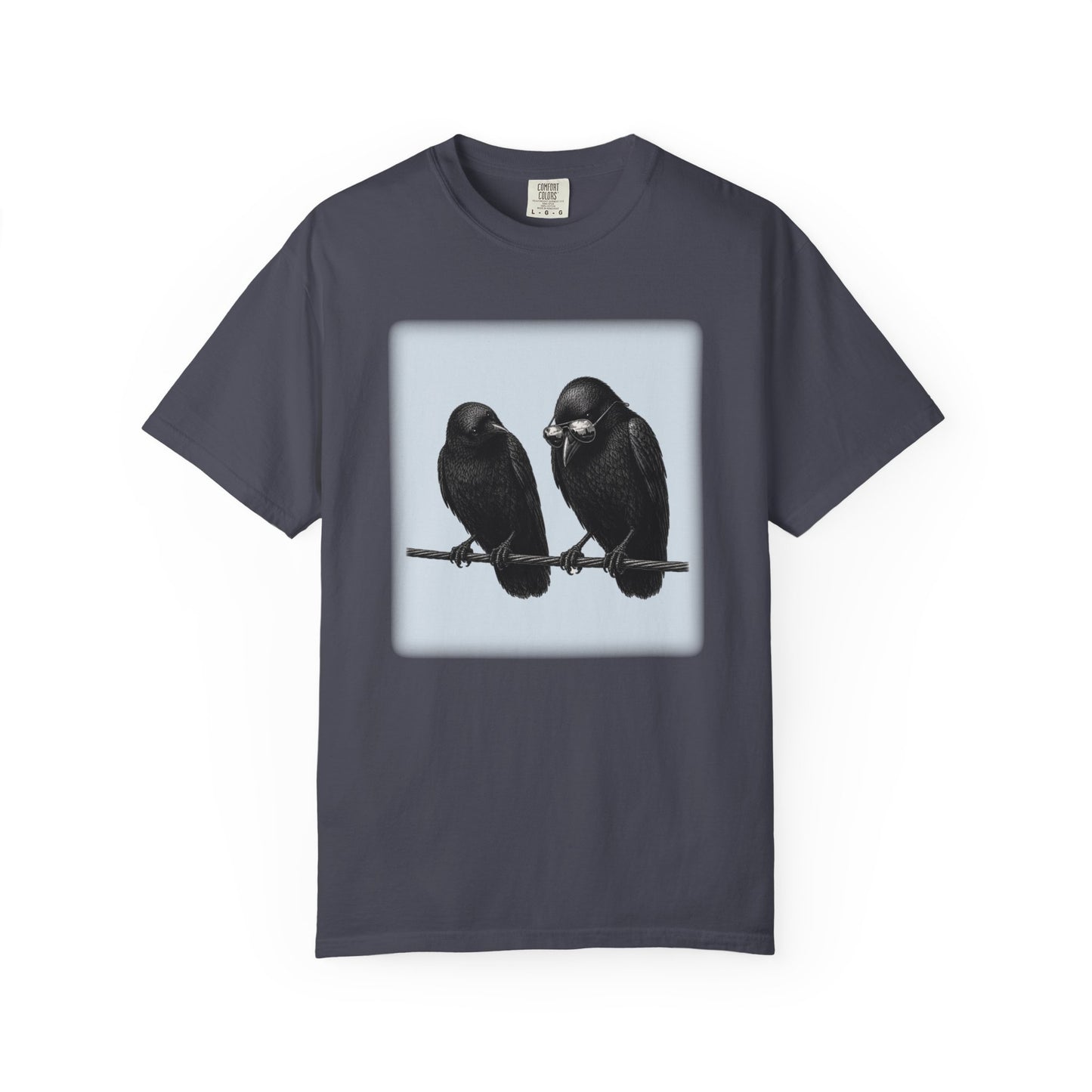 Collect Shiny Things Funny Crow T-Shirt, Raven & Crow Lover Gift Birdwatcher Graphic Tee
