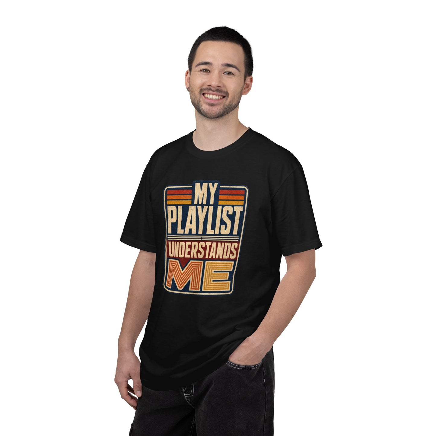 My Playlist Understands Me T-Shirt, Retro Graphic Tee