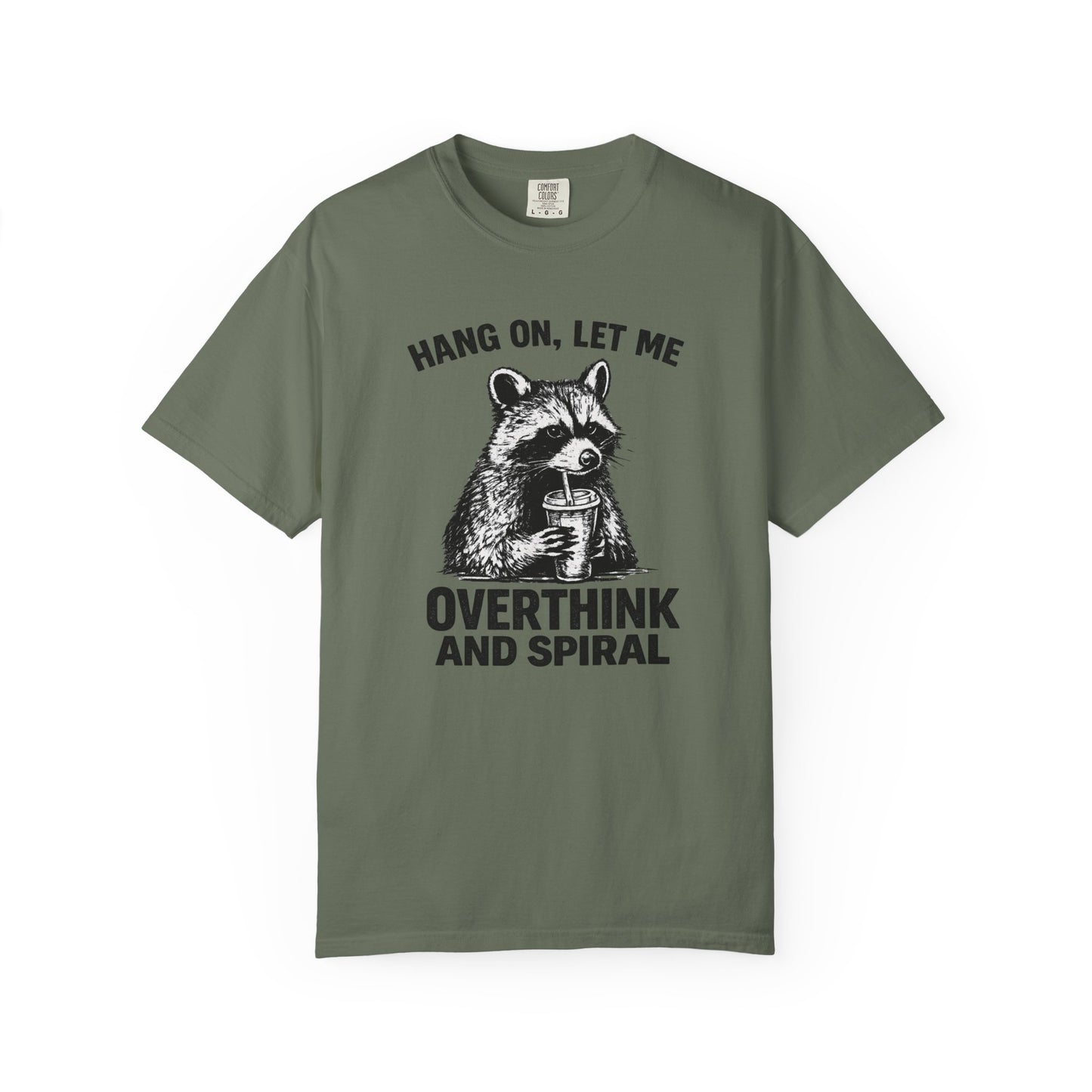 Overthink and Spiral Raccoon T-Shirt