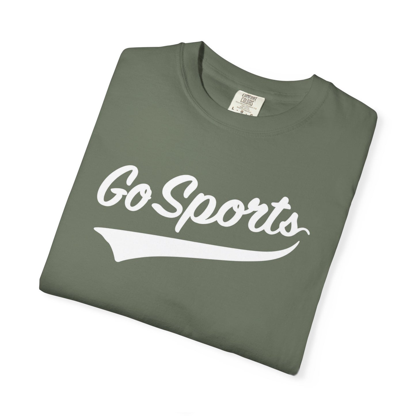 Go Sports Shirt | Funny Anti-Sports Graphic Tee | Minimalist Comfort Colors® T-Shirt
