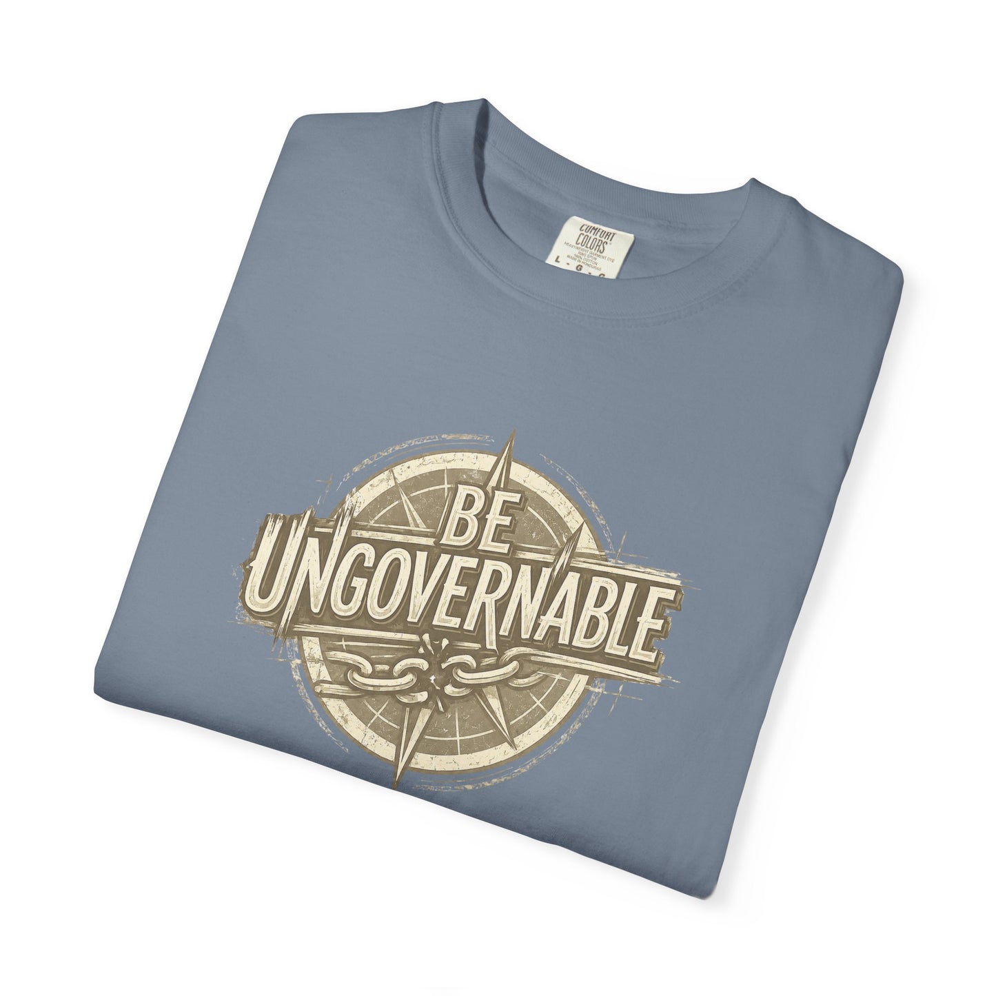 UNGOVERNABLE T-Shirt — Distressed Anti-Hustle, Anti-Establishment Tee