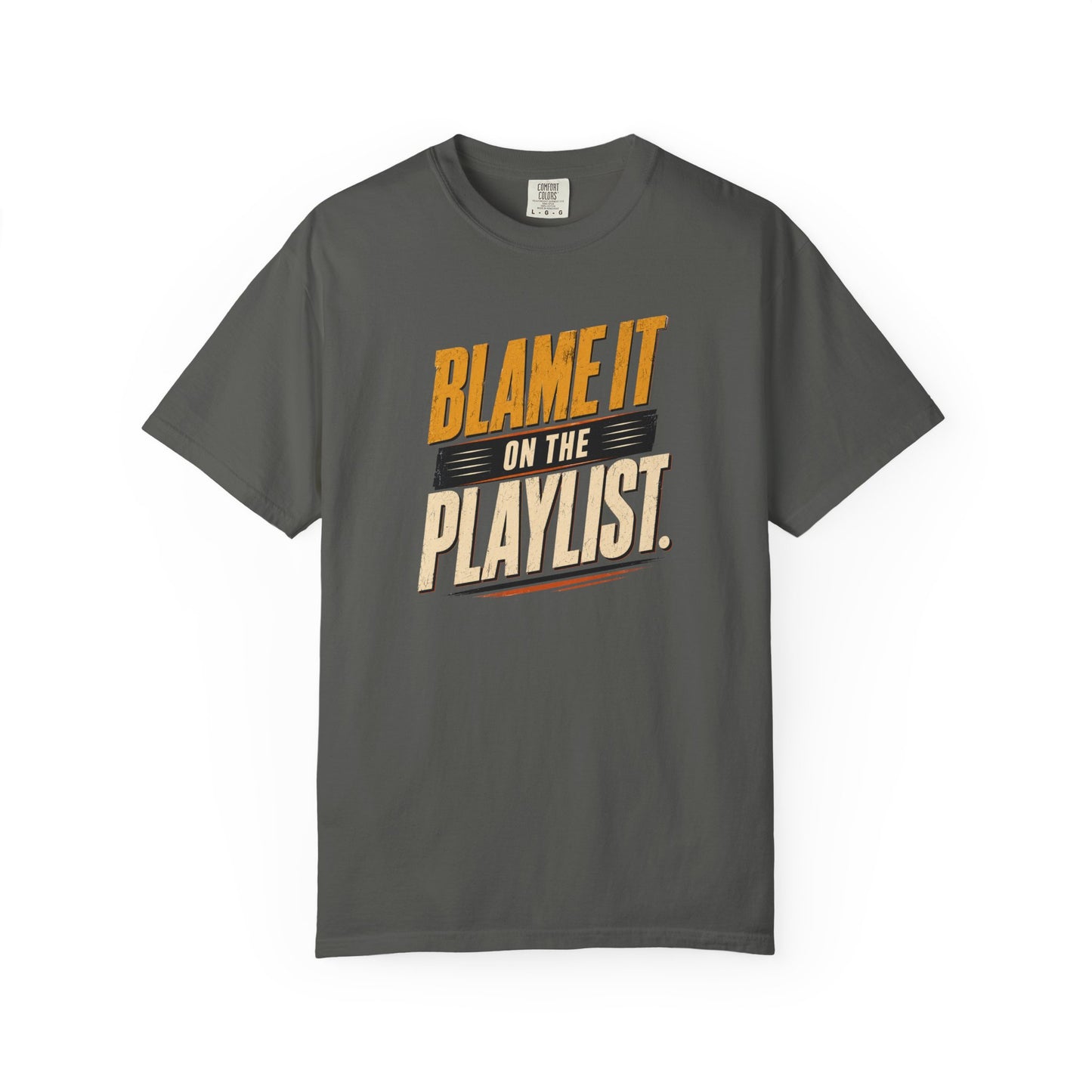 Blame It on the Playlist Shirt | Funny Music Lover Tee | Retro Graphic T-Shirt