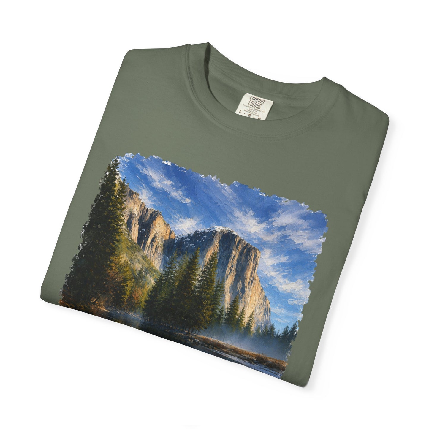 Yosemite National Park Scenic T‑Shirt, Scenic El Capitan Vintage Landscape Tee