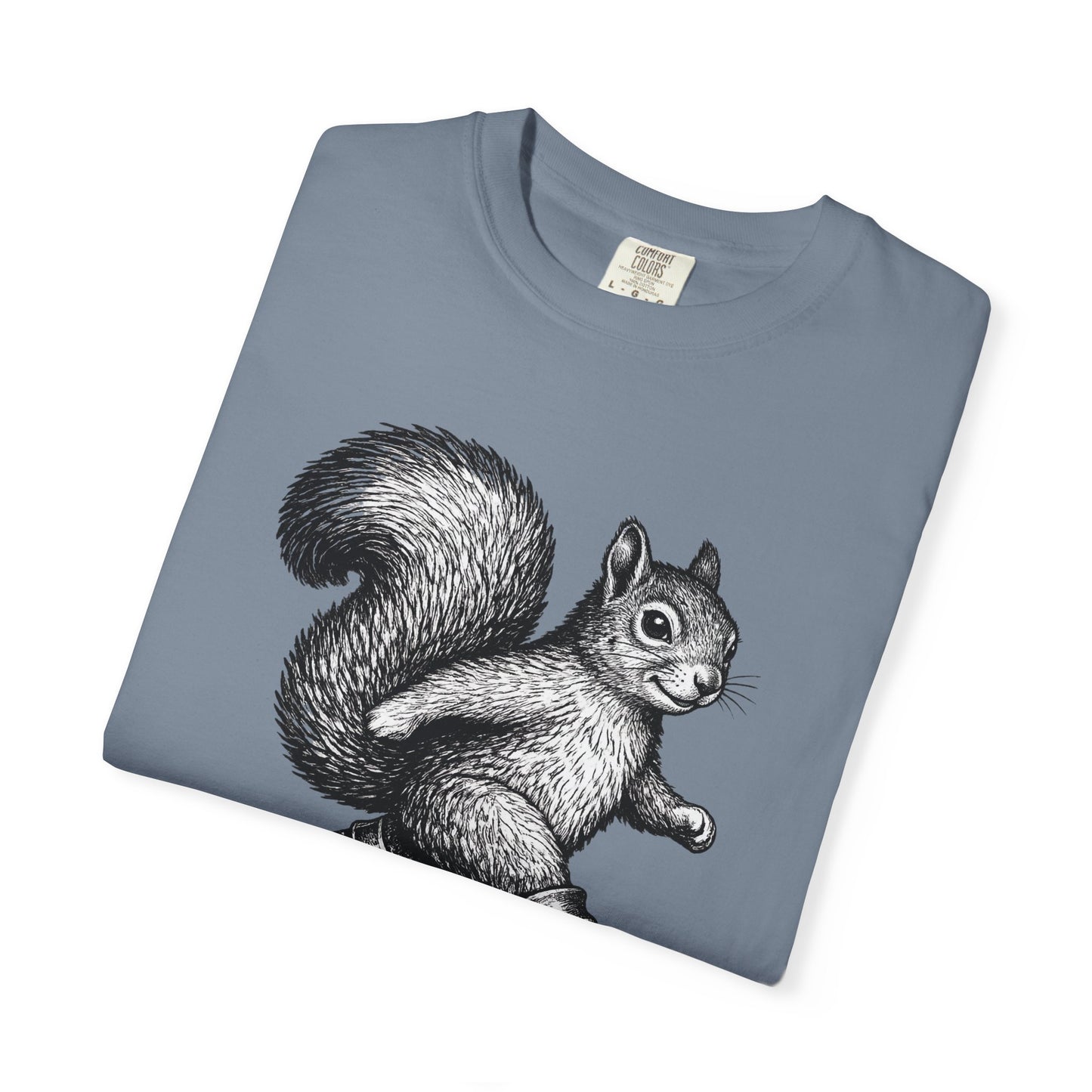 Chaos? I’m On My Way Squirrel T-Shirt | Funny Animal Graphic Tee