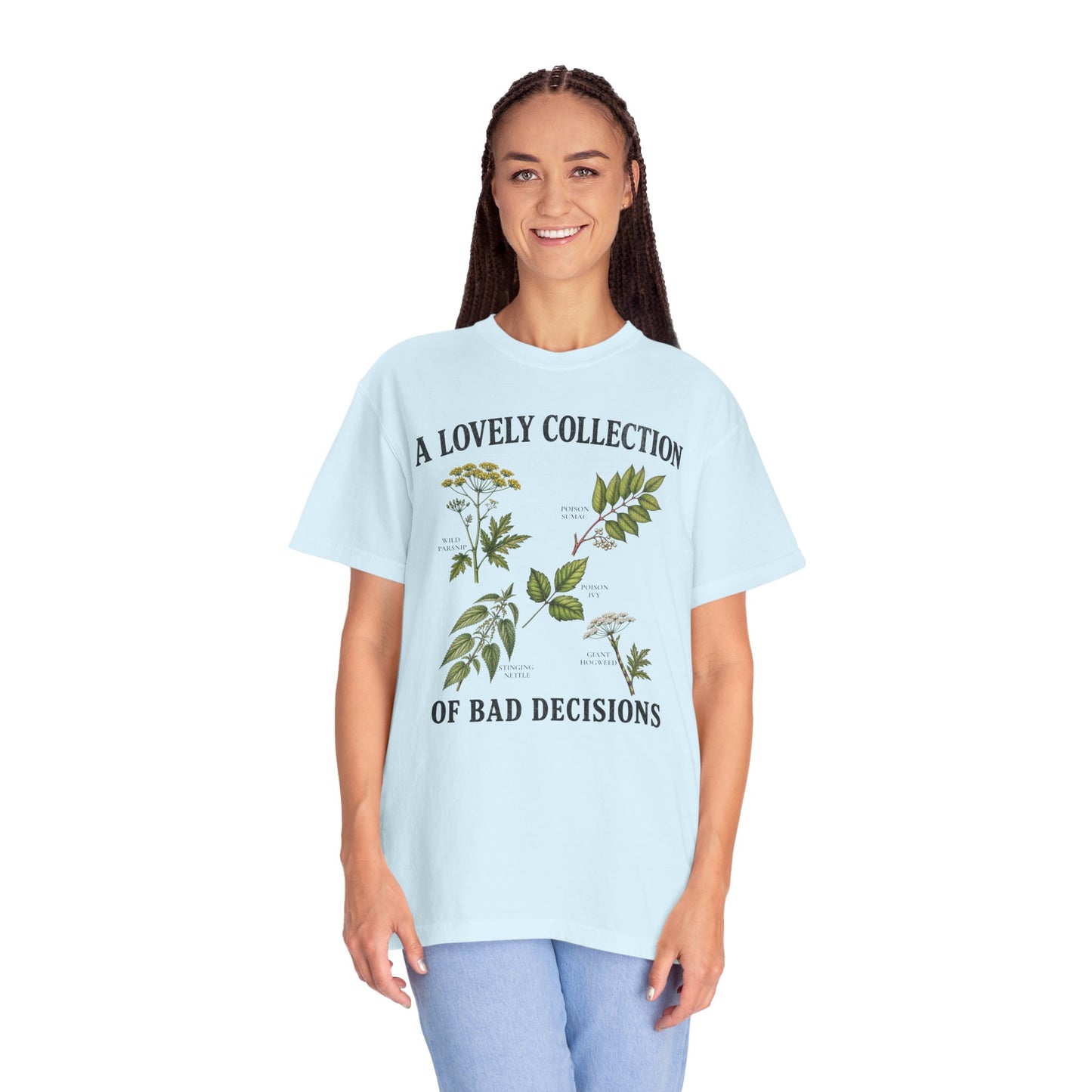 "A Lovely Collection of Bad Decisions" Hiking Camping Poisonous Plant Botanical T-Shirt