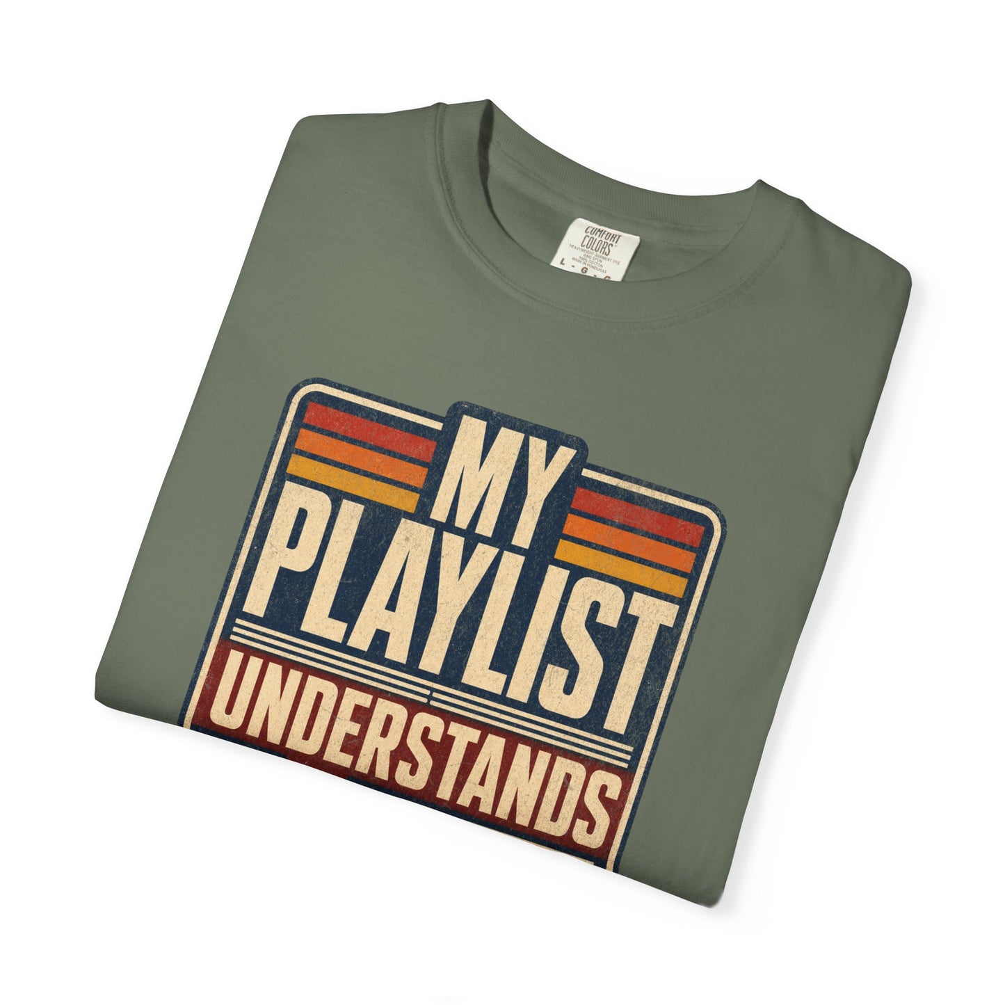 My Playlist Understands Me T-Shirt, Retro Graphic Tee