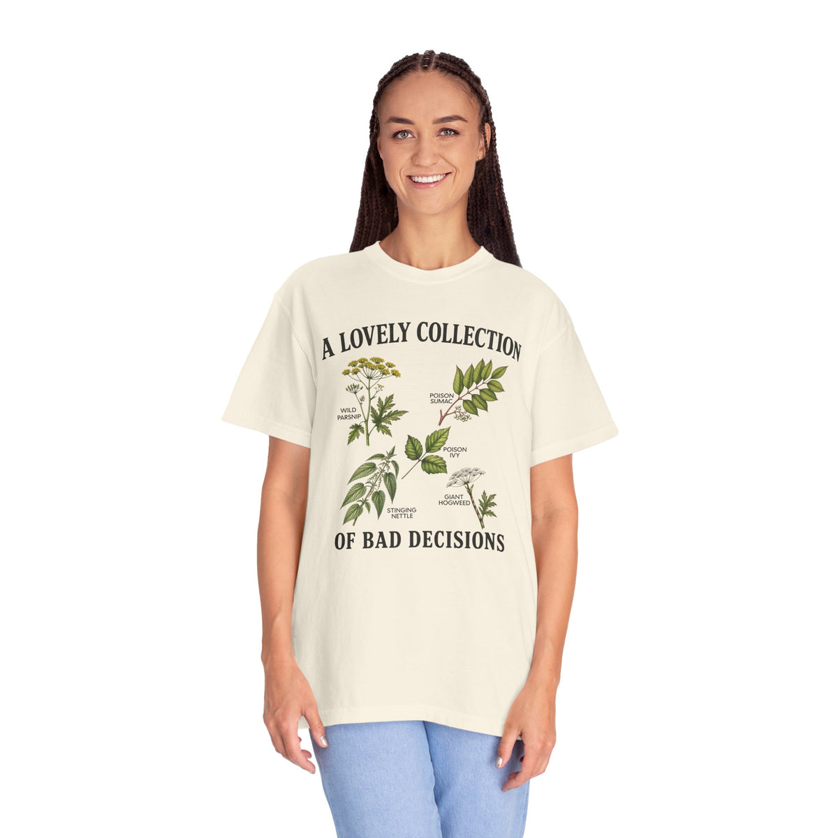"A Lovely Collection of Bad Decisions" Hiking Camping Poisonous Plant Botanical T-Shirt