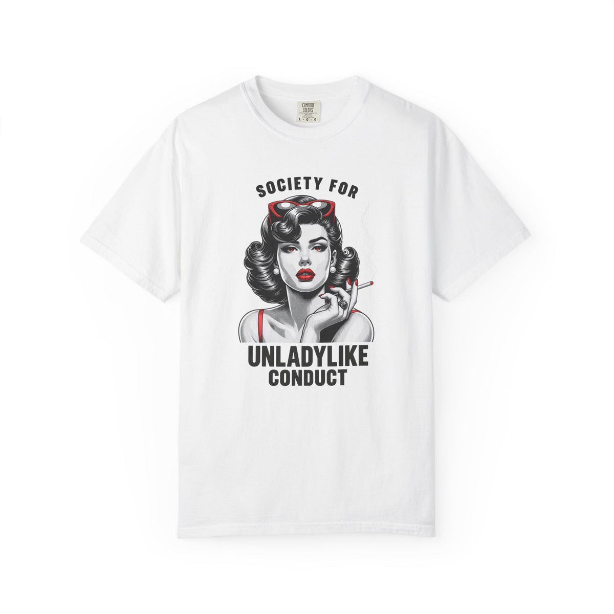 Society for Unladylike Conduct Vintage Feminist Graphic T-Shirt