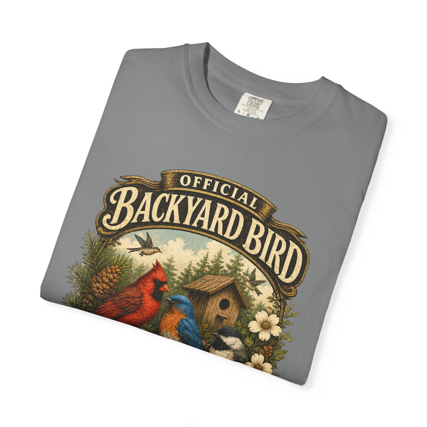 Backyard Bird Society T-Shirt — Vintage Birdwatching Graphic Tee