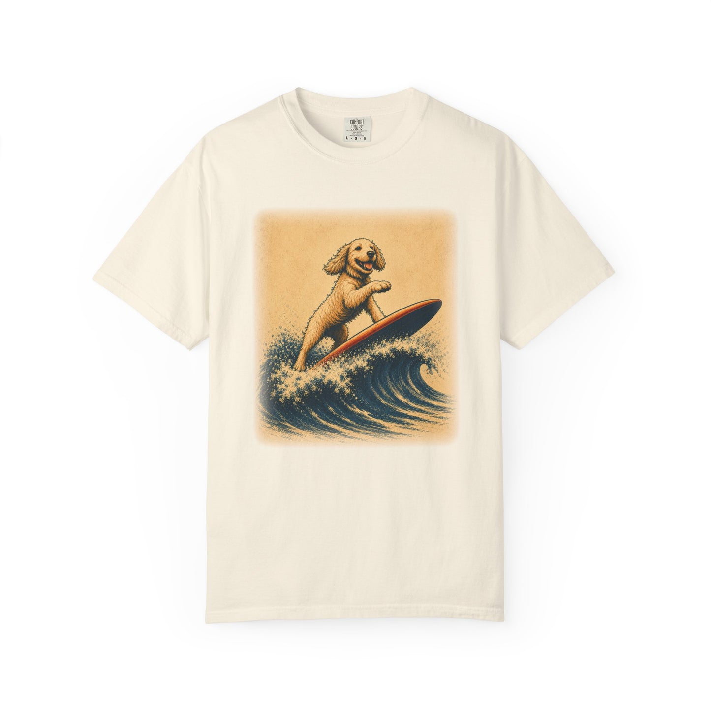 Vintage Doodle Surfing T-Shirt