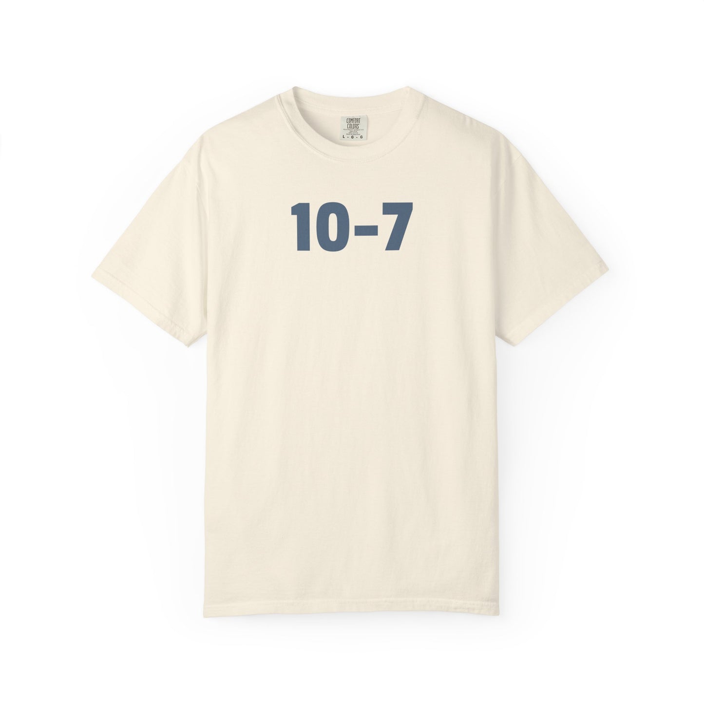 10-7 Shirt | Funny Police Code Tee | IYKYK Minimalist Shirt | Numeric Graphic Tee | Statement Shirt