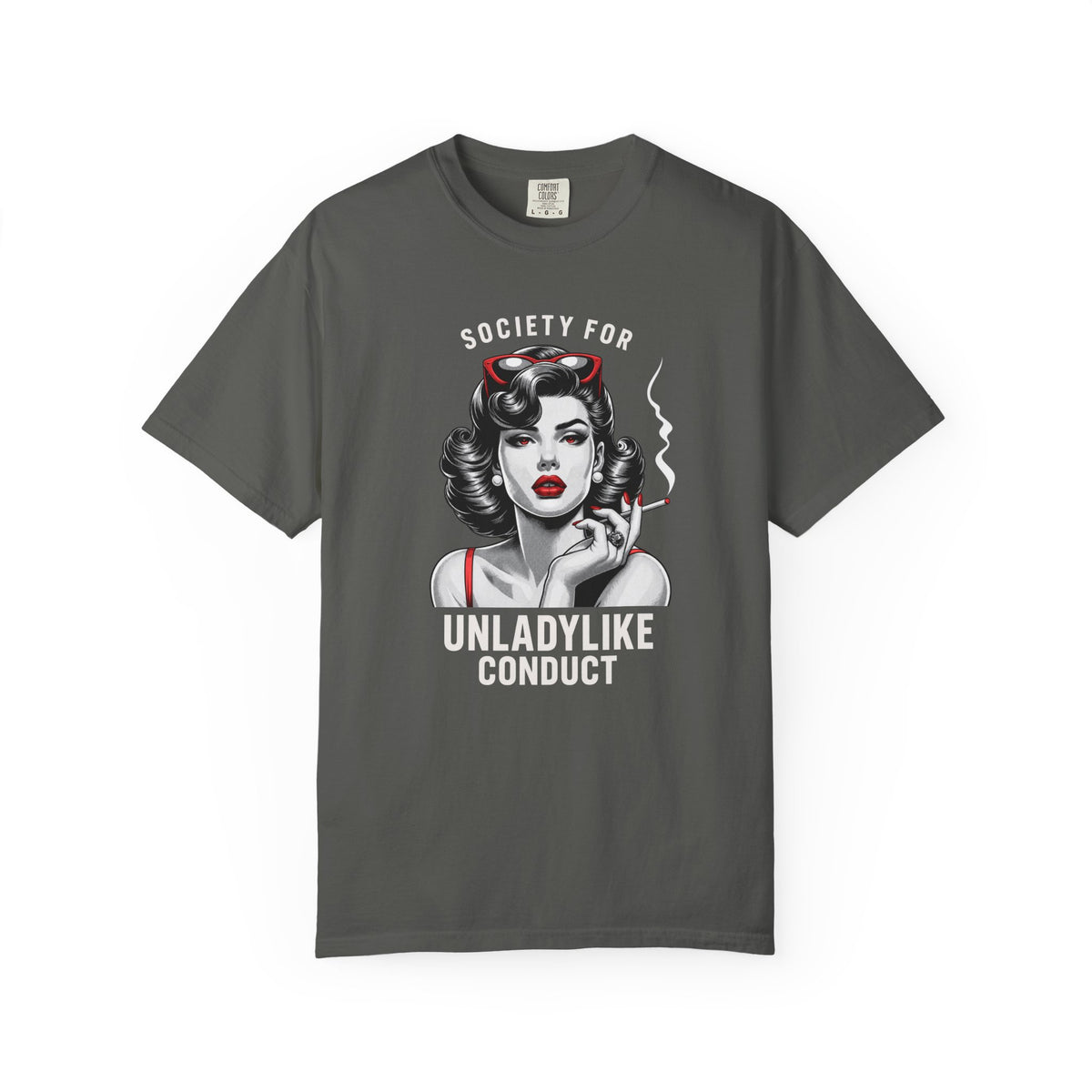 Society for Unladylike Conduct Vintage Feminist Graphic T-Shirt