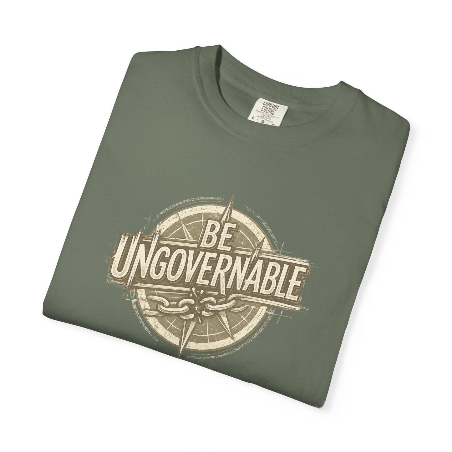 UNGOVERNABLE T-Shirt — Distressed Anti-Hustle, Anti-Establishment Tee