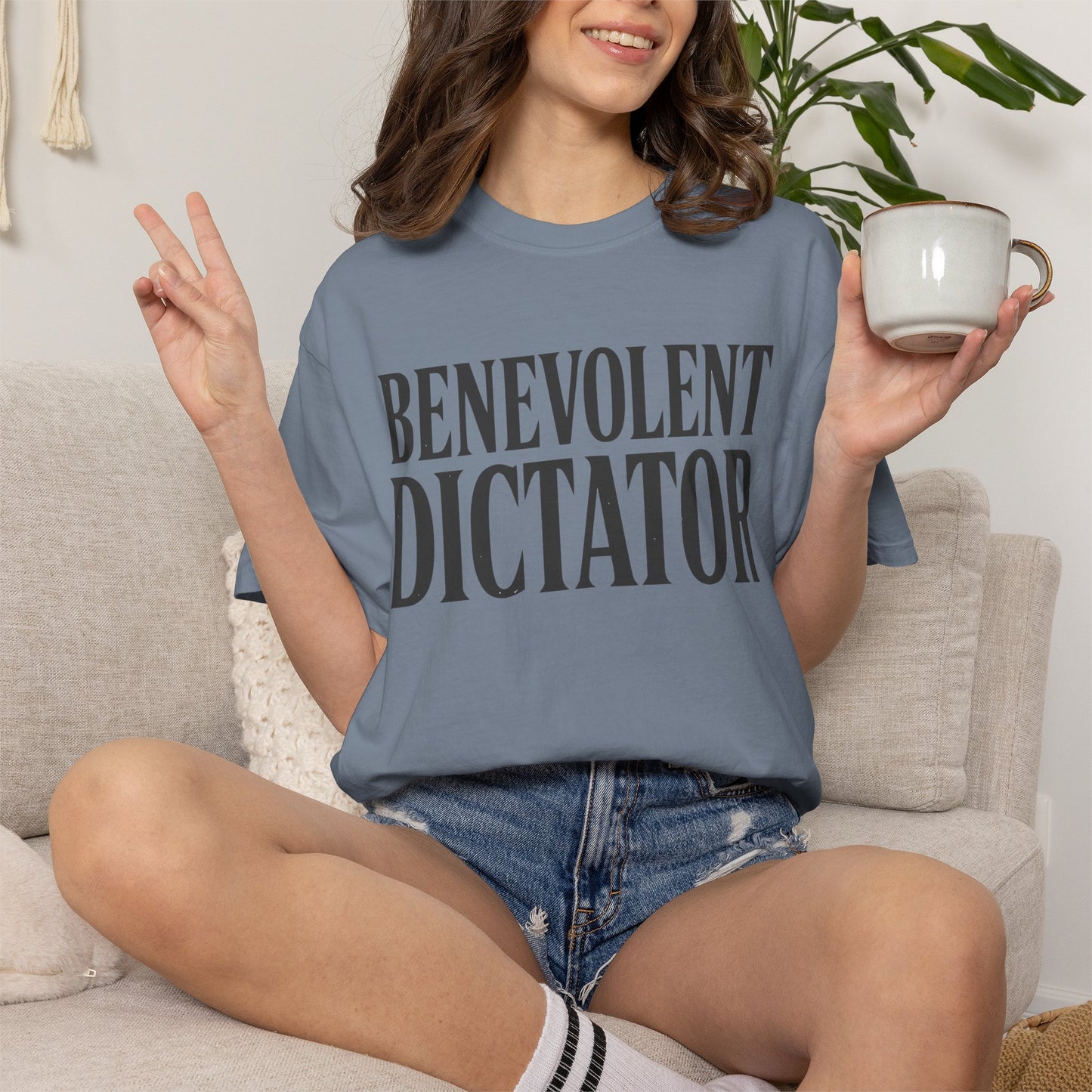 Benevolent Dictator T-Shirt Vintage Typography Graphic Tee