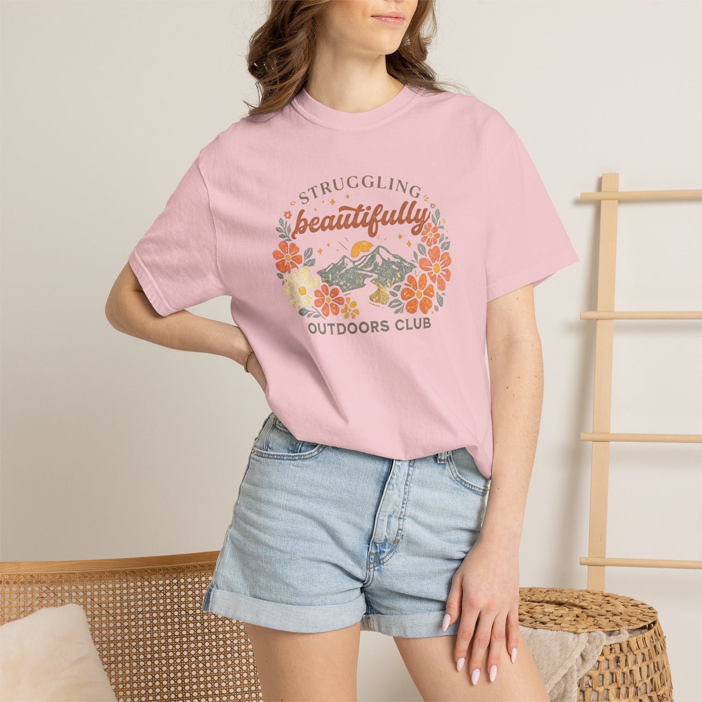 Struggling Beautifully Outdoors Club T-Shirt