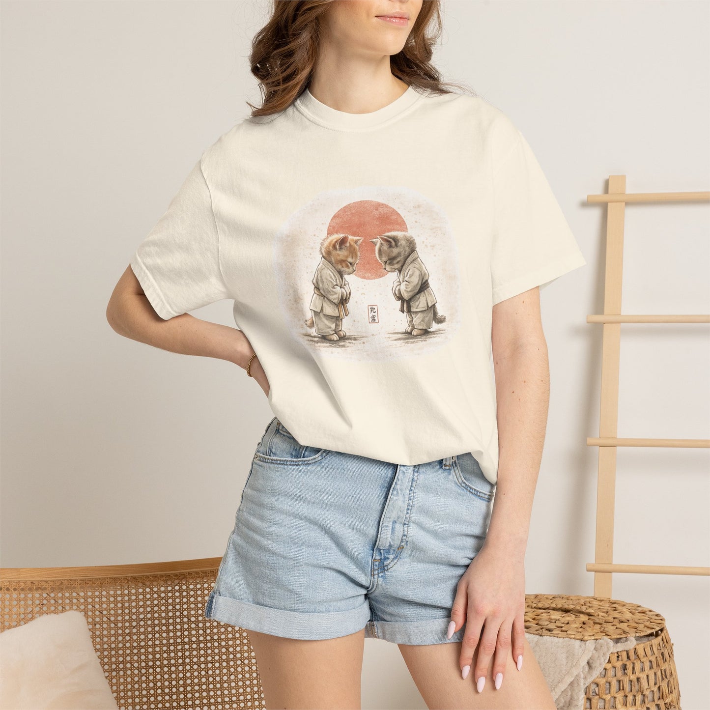 Vintage Dojo Kittens T-Shirt — Bowing Kittens Martial Arts Tee