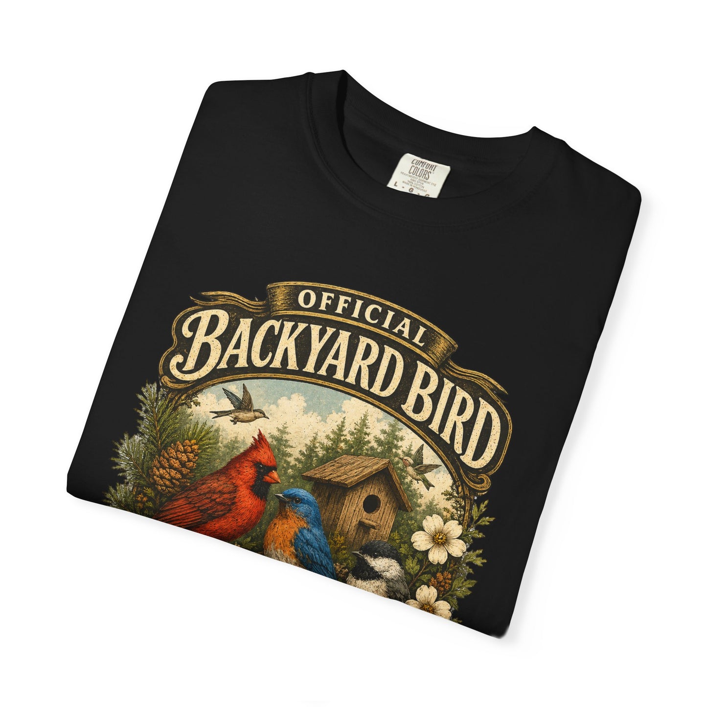 Backyard Bird Society T-Shirt — Vintage Birdwatching Graphic Tee