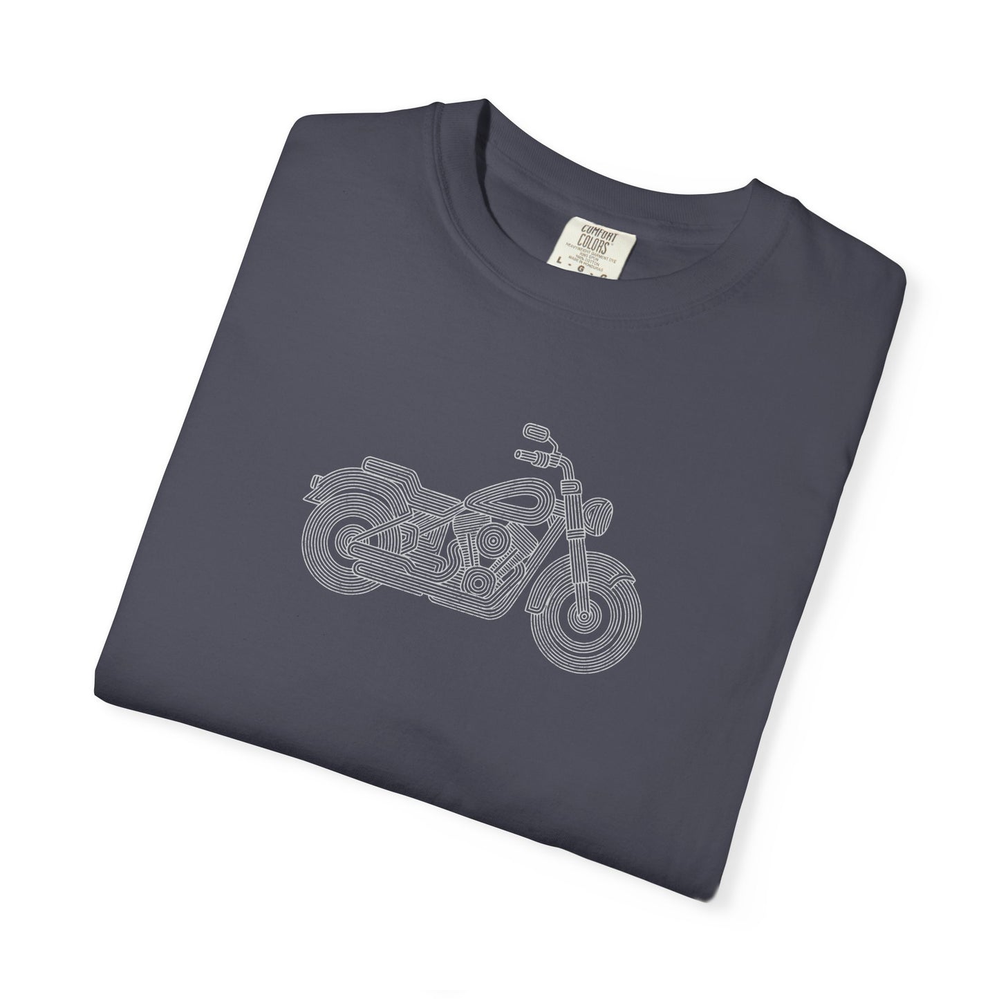 Motorcycle Graphic T-ShMinimalist Motorcycle Line Art T-Shirt | Vintage Cruiser Graphic Tee | Rider Gift | Comfort Colorsirt — Vintage Cruiser Tee