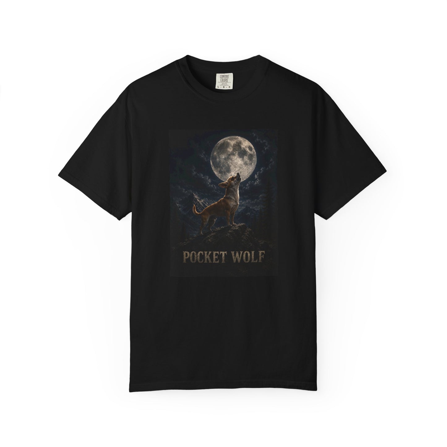 Pocket Wolf Chihuahua Howling T-Shirt