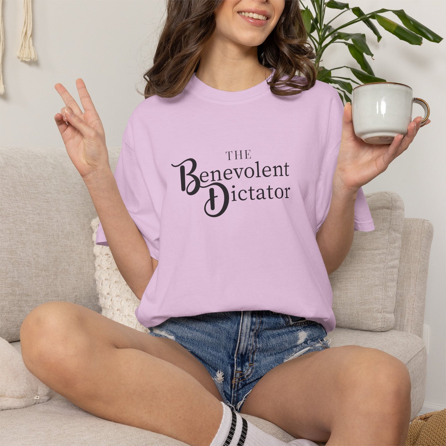 Benevolent Dictator T-Shirt — Retro Script Graphic Tee