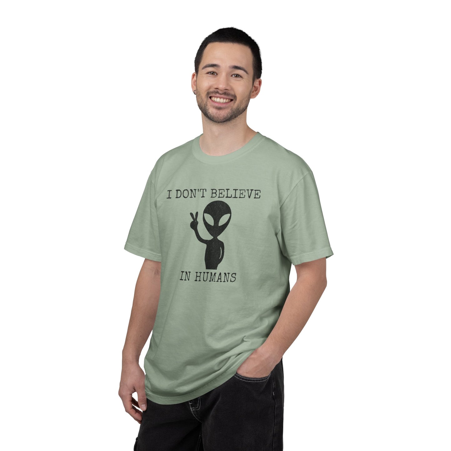 I Don't Believe in Humans Alien T-Shirt