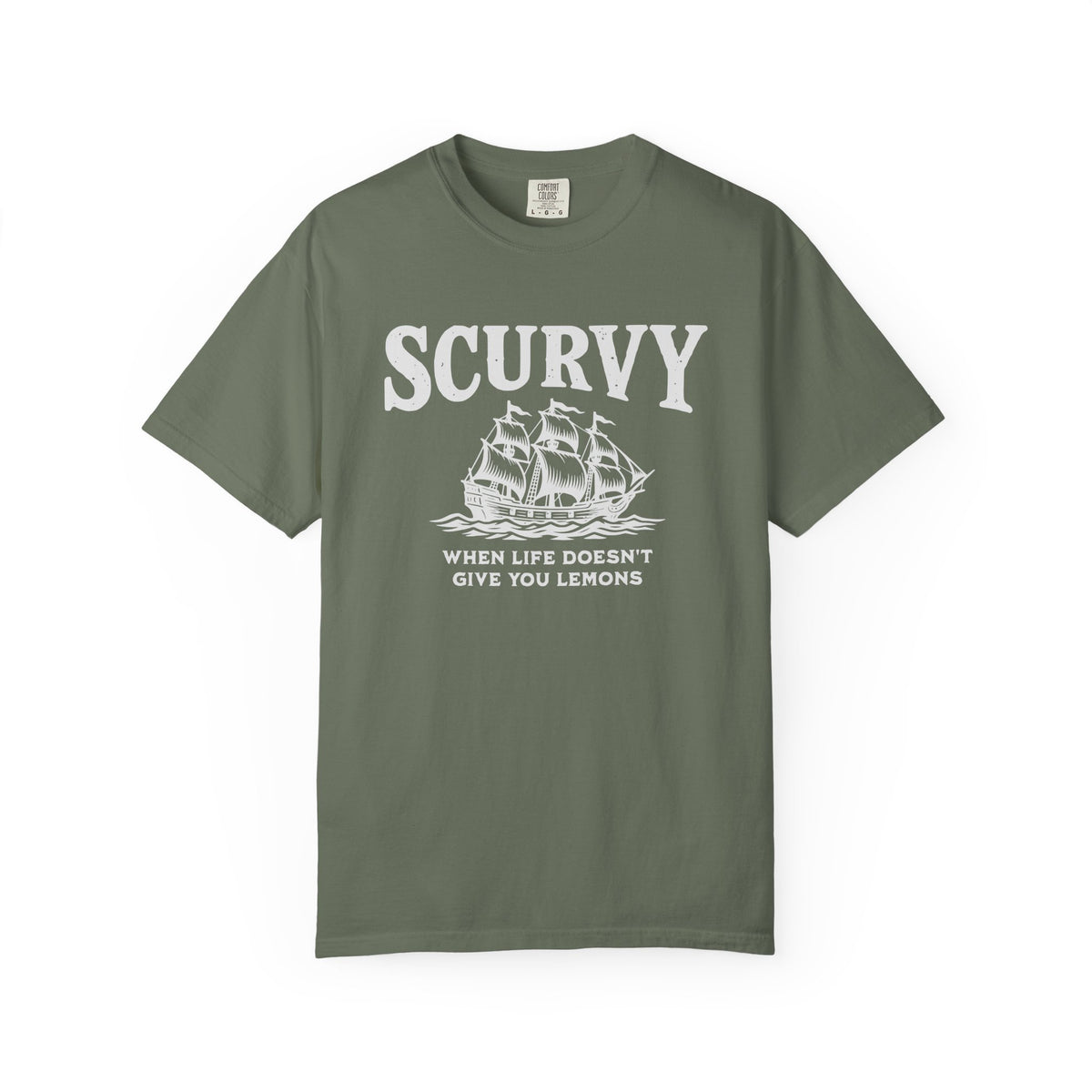 Scurvy 'When Life Doesn't Give You Lemons' Vintage Nautical Tee