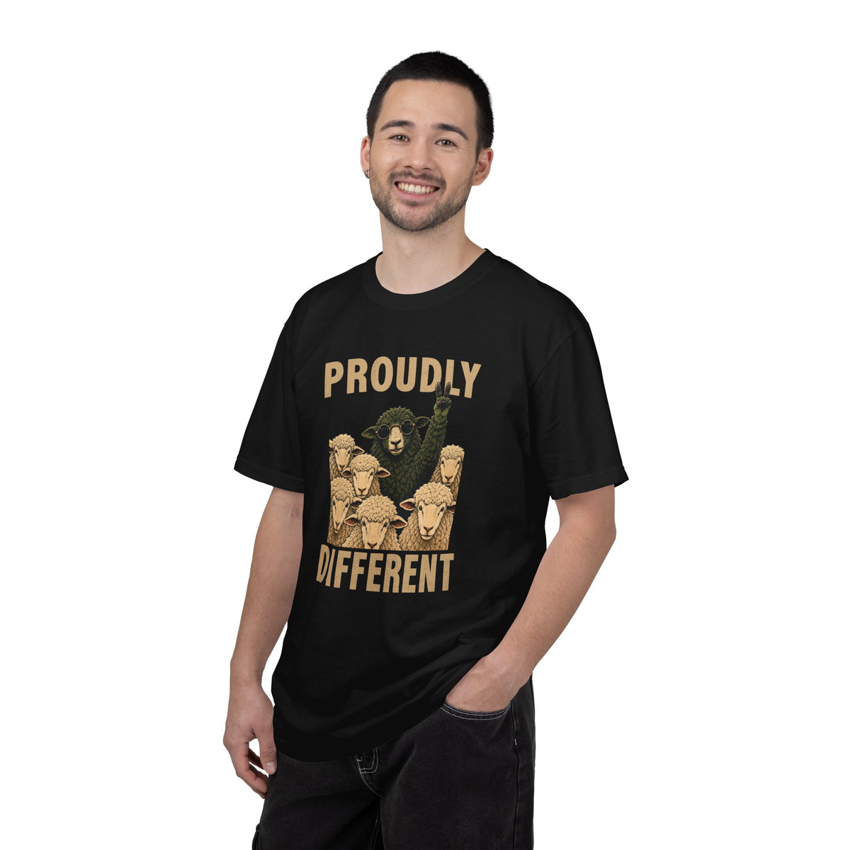 Proudly Different Black Sheep Shirt – Funny Individuality Graphic Tee