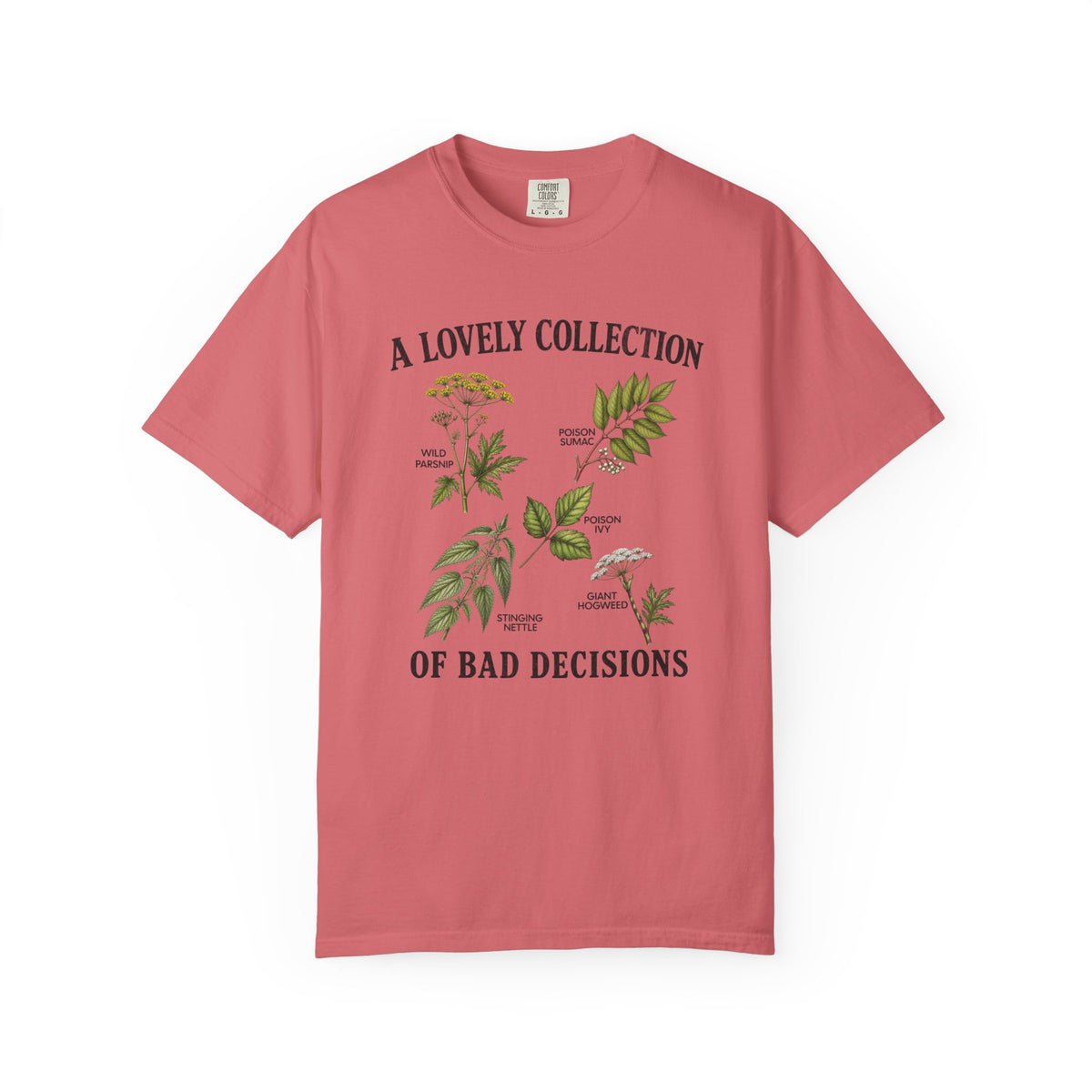 "A Lovely Collection of Bad Decisions" Hiking Camping Poisonous Plant Botanical T-Shirt