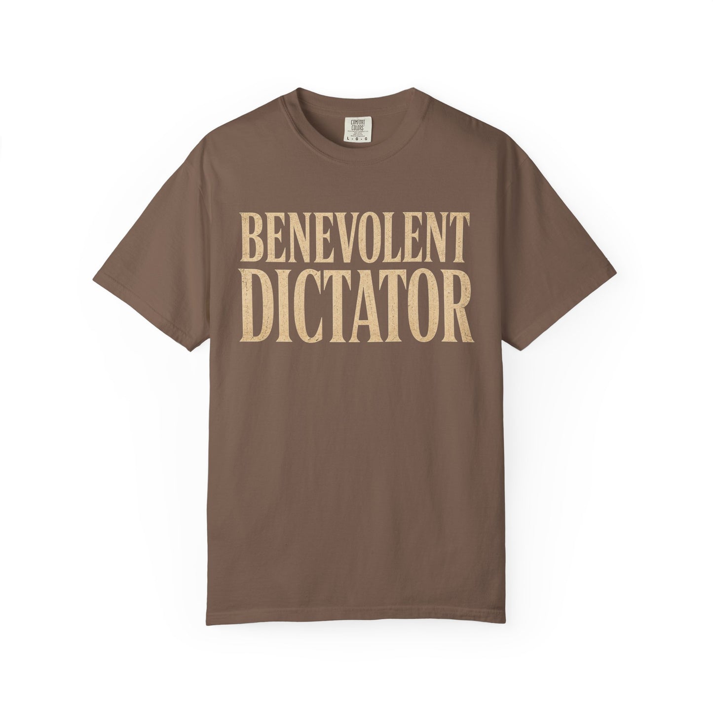 Benevolent Dictator T-Shirt Vintage Typography Graphic Tee