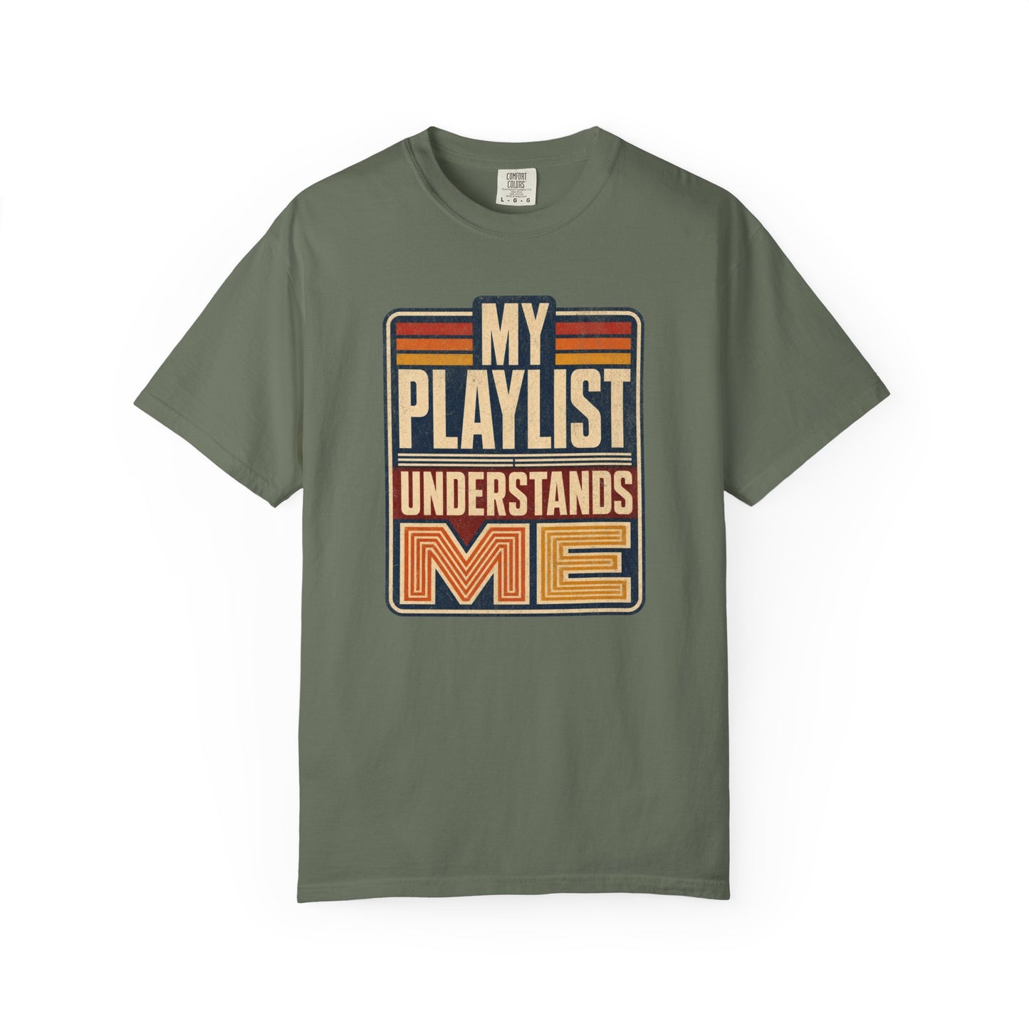My Playlist Understands Me T-Shirt, Retro Graphic Tee