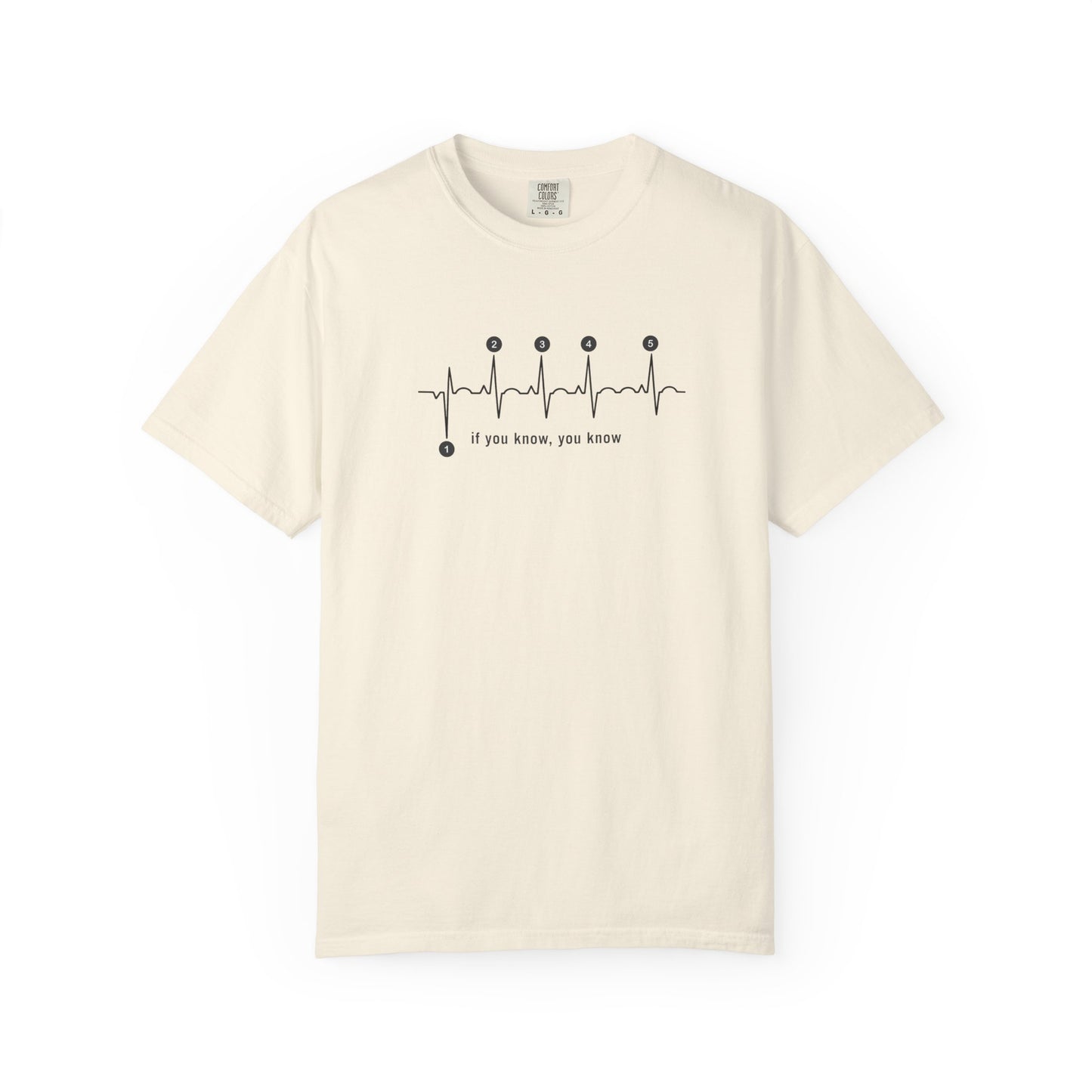 Motorcycle Gearshift Heartbeat T-Shirt — "If You Know, You Know" Biker Graphic Tee