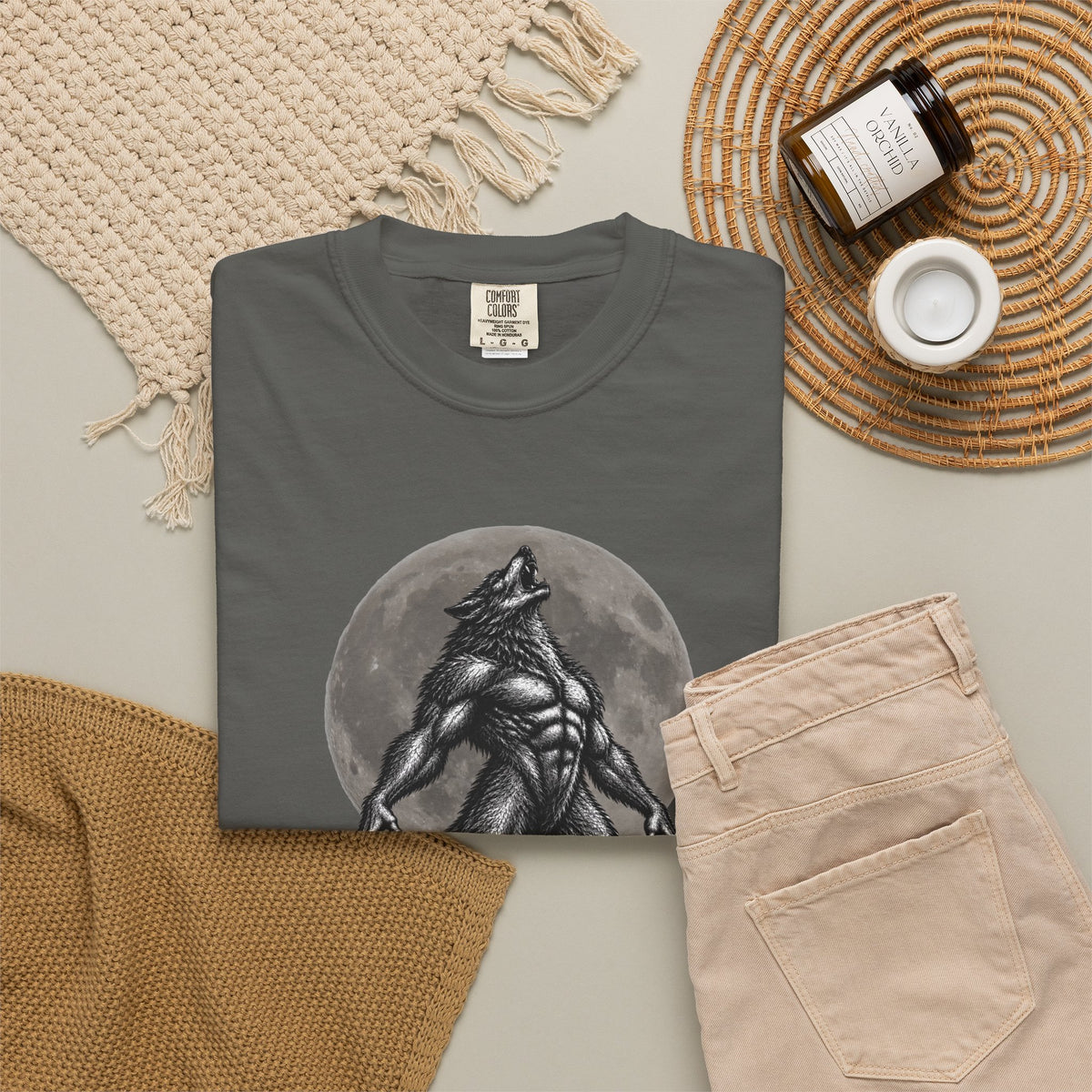Splinter In My Toe Funny Werewolf Moon T-Shirt