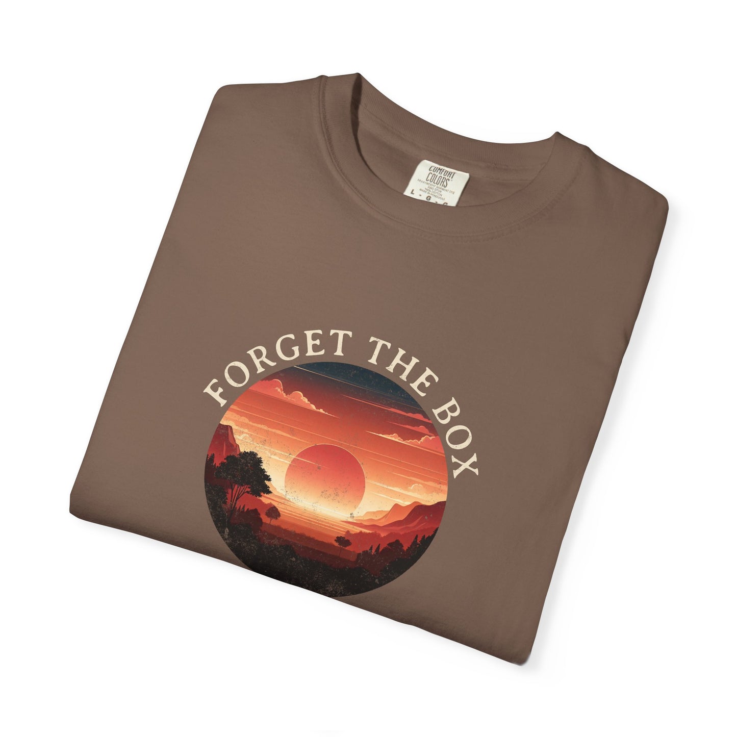 Forget the Box "Think Outside" Camping Hiking Beach Lake T-Shirt