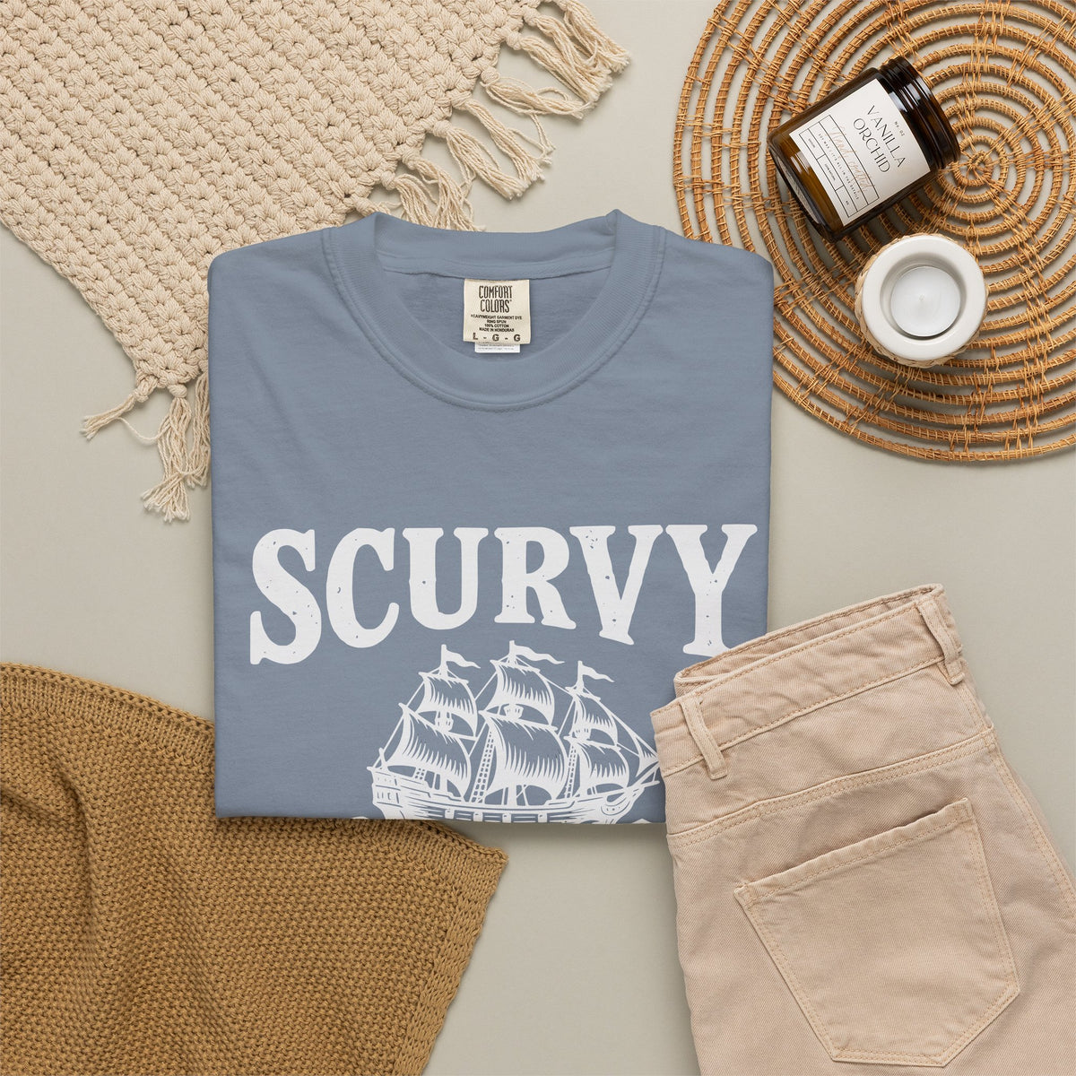 Scurvy 'When Life Doesn't Give You Lemons' Vintage Nautical Tee