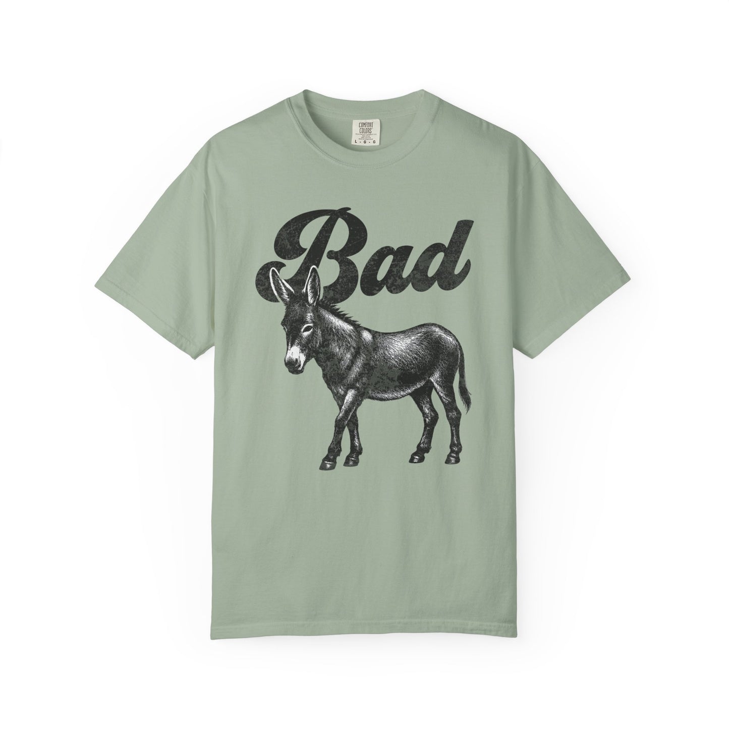 Funny Badass Donkey T-Shirt— Distressed Retro Vintage Graphic Tee