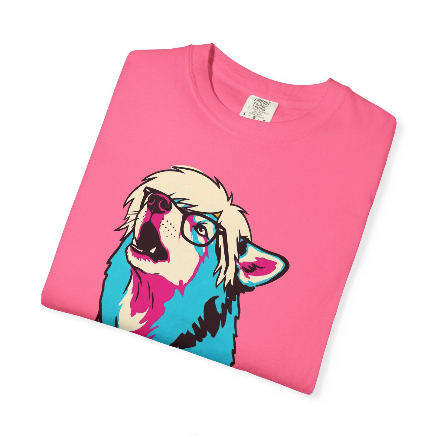 Andy Warhowl Dog Shirt | Funny Pop Art Dog T-Shirt | Vintage-Inspired Andy Warhowl Graphic Tee | Comfort Colors®