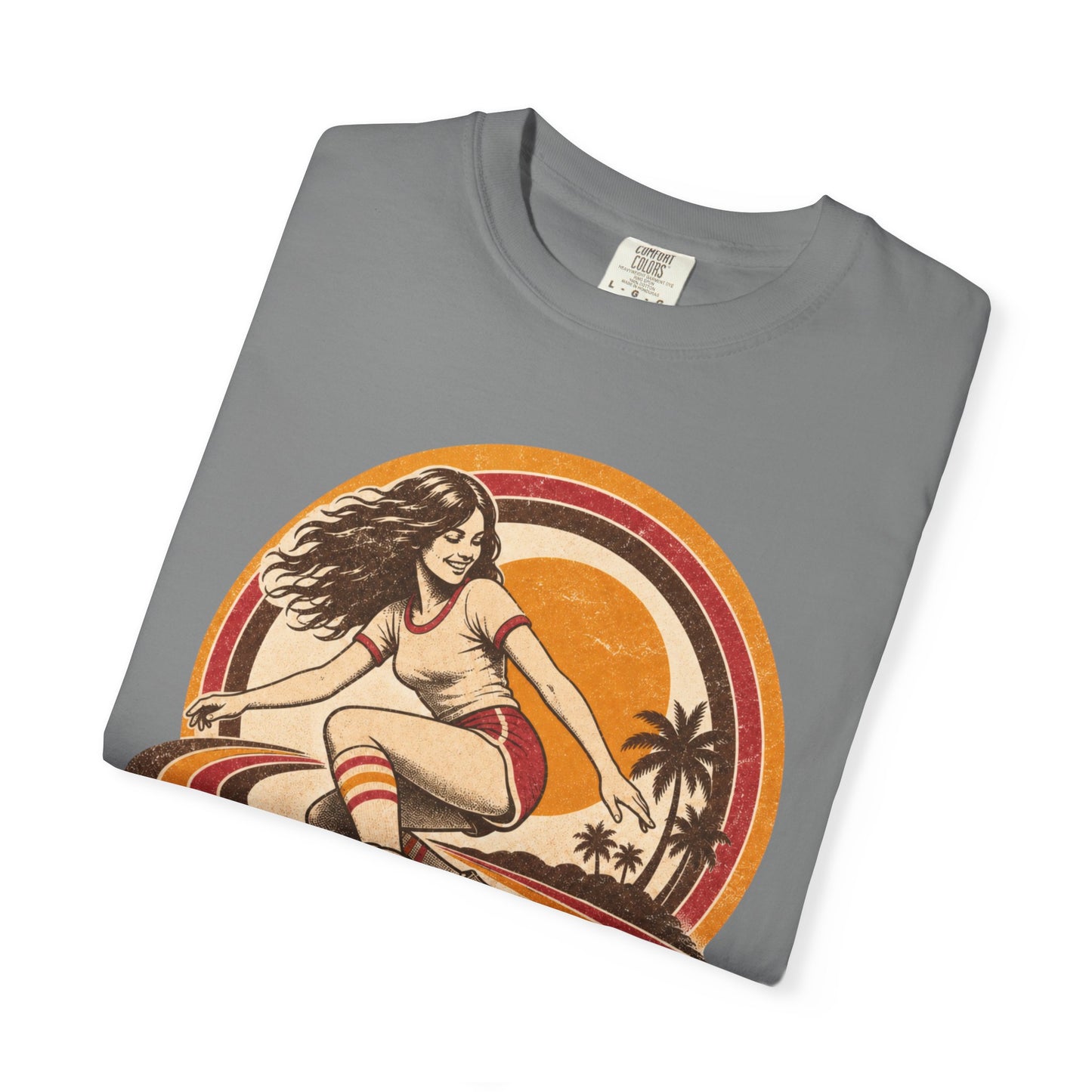 Retro Roller Skating Shirt | Vintage 70s Roller Skate Graphic Tee | Retro Disco Skater Comfort Colors® T-Shirt