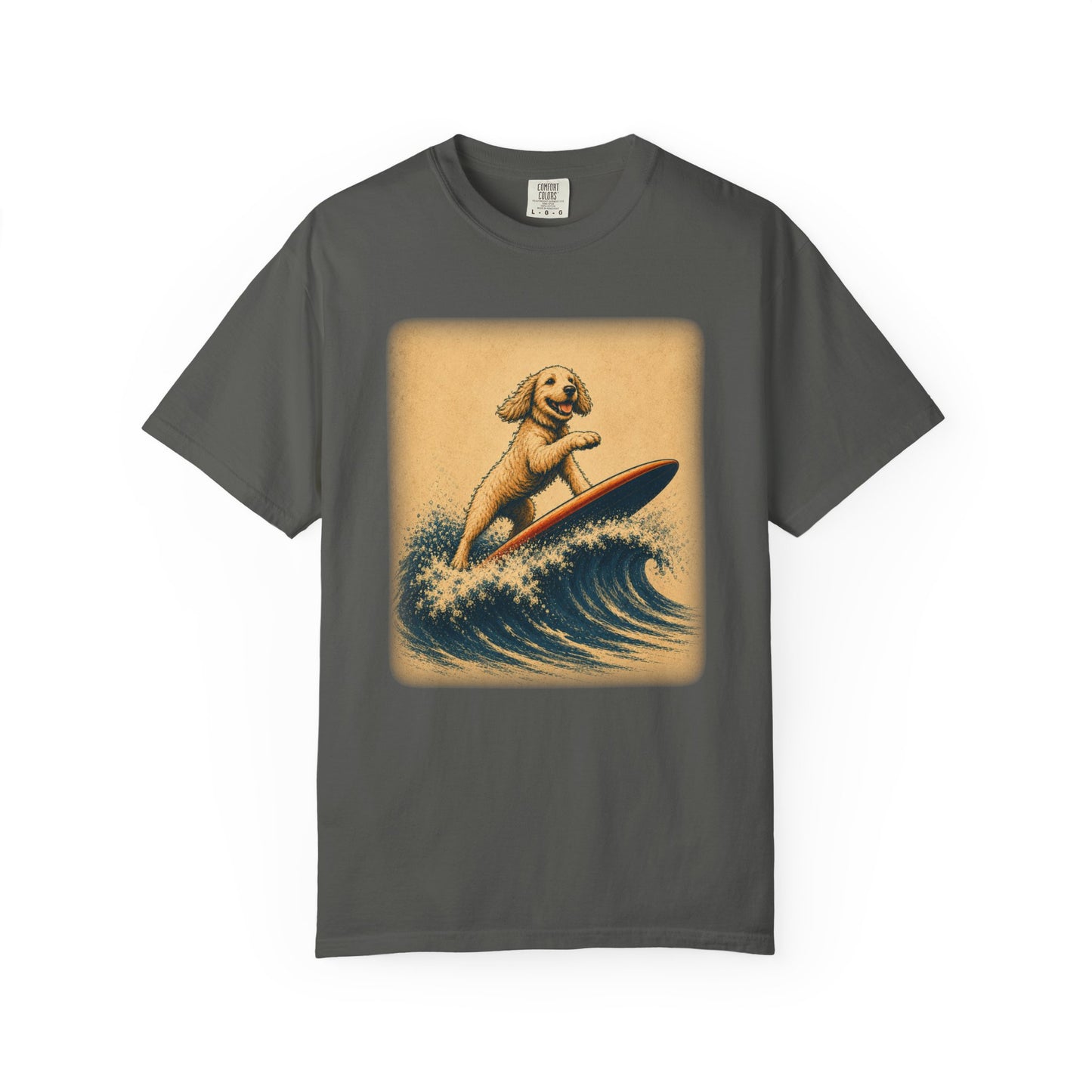 Vintage Doodle Surfing T-Shirt